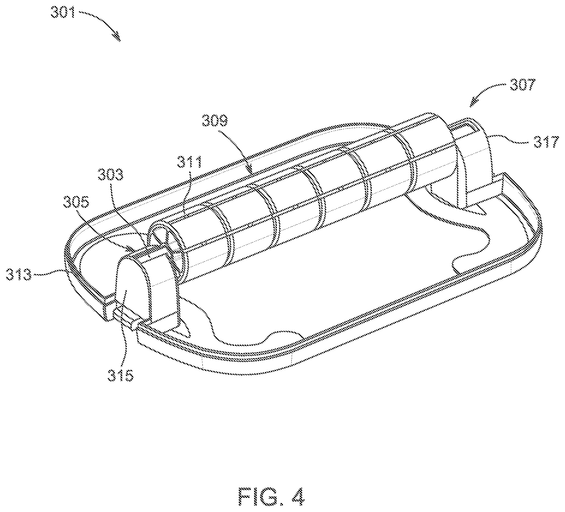 Patent US12551397 Figure 5 – Massage roller system and method of use