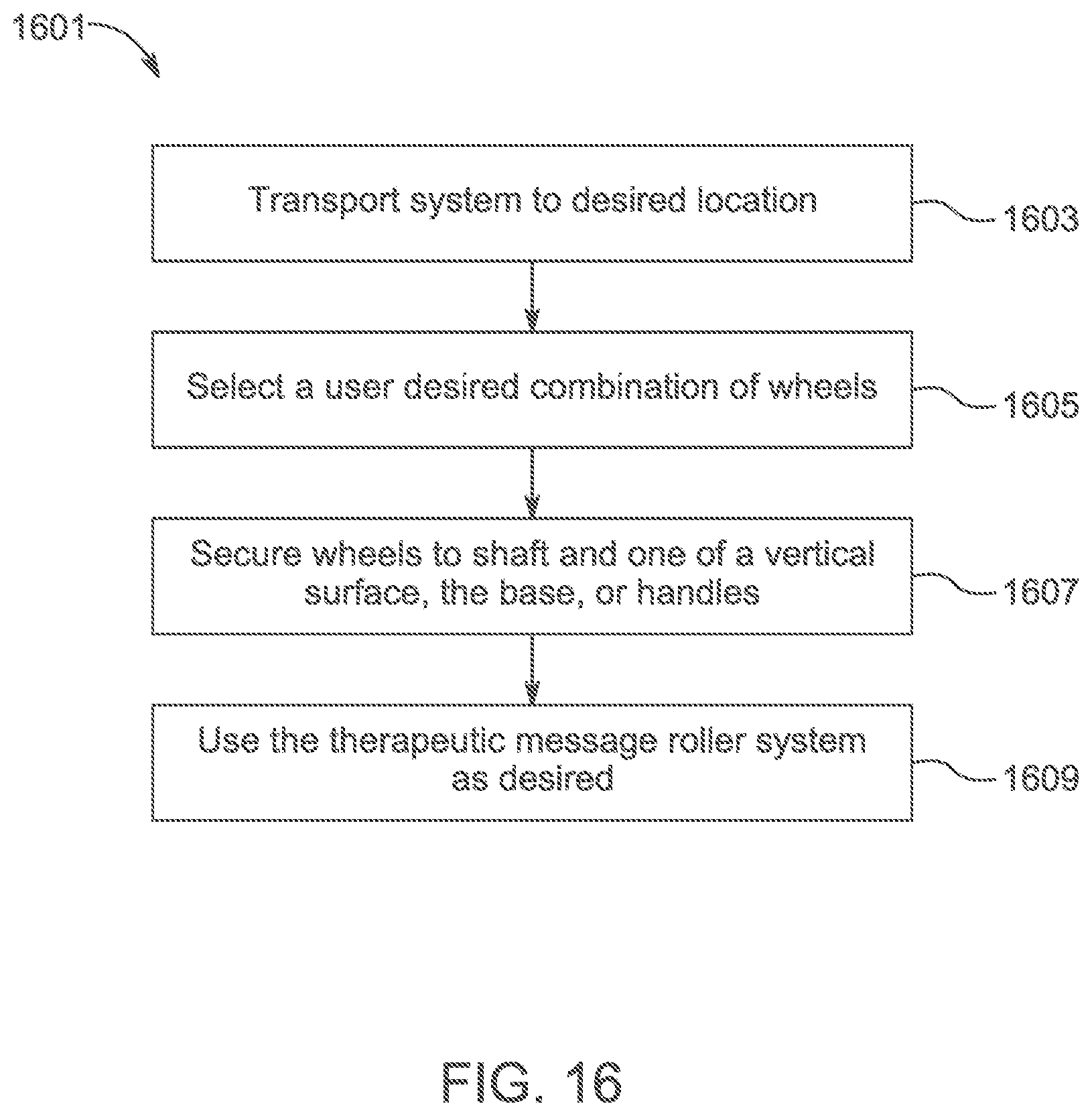 Patent US12551397 Figure 17 – Massage roller system and method of use
