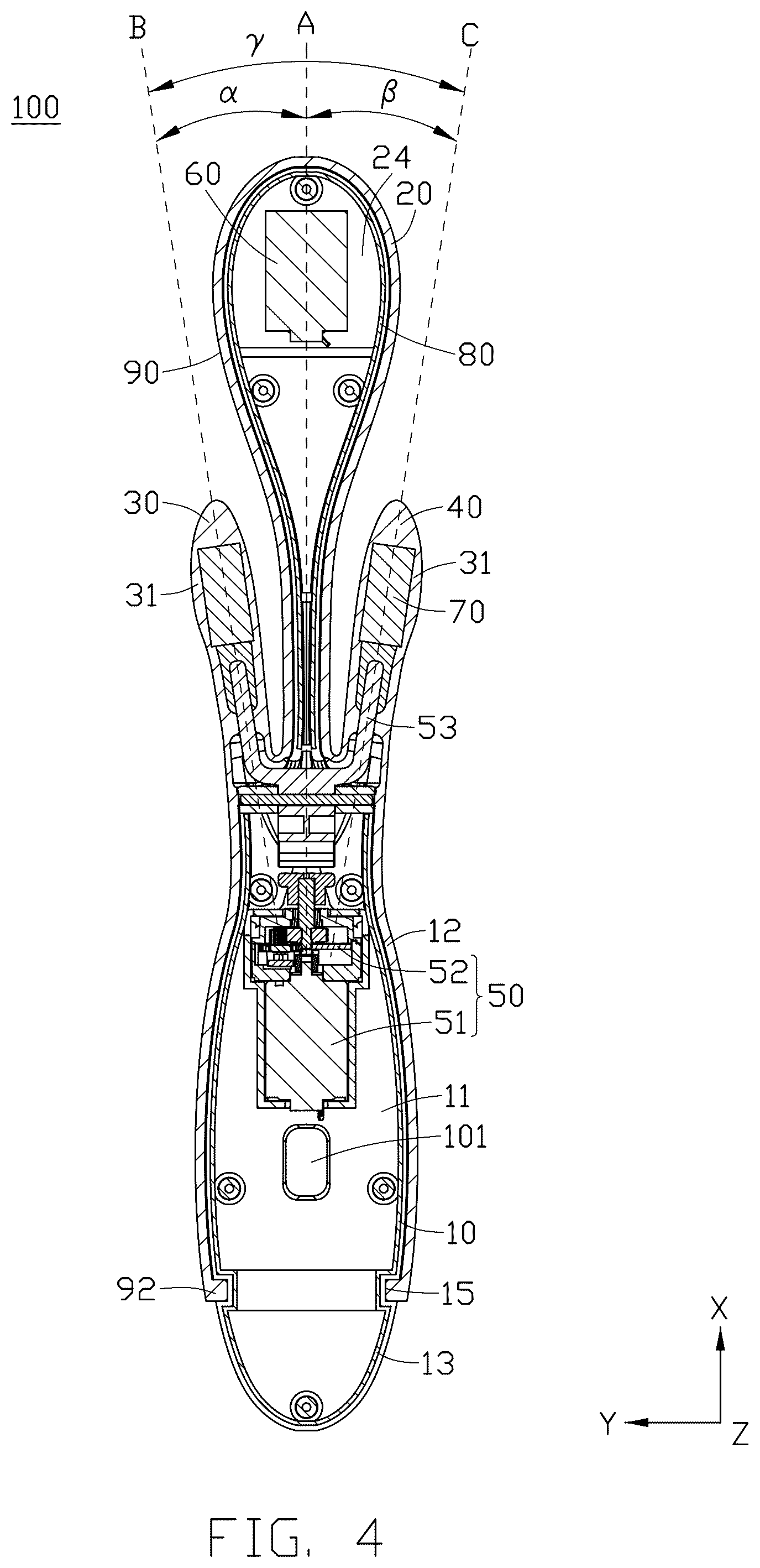 Patent US12551398 Figure 4 – Sexual stimulation device