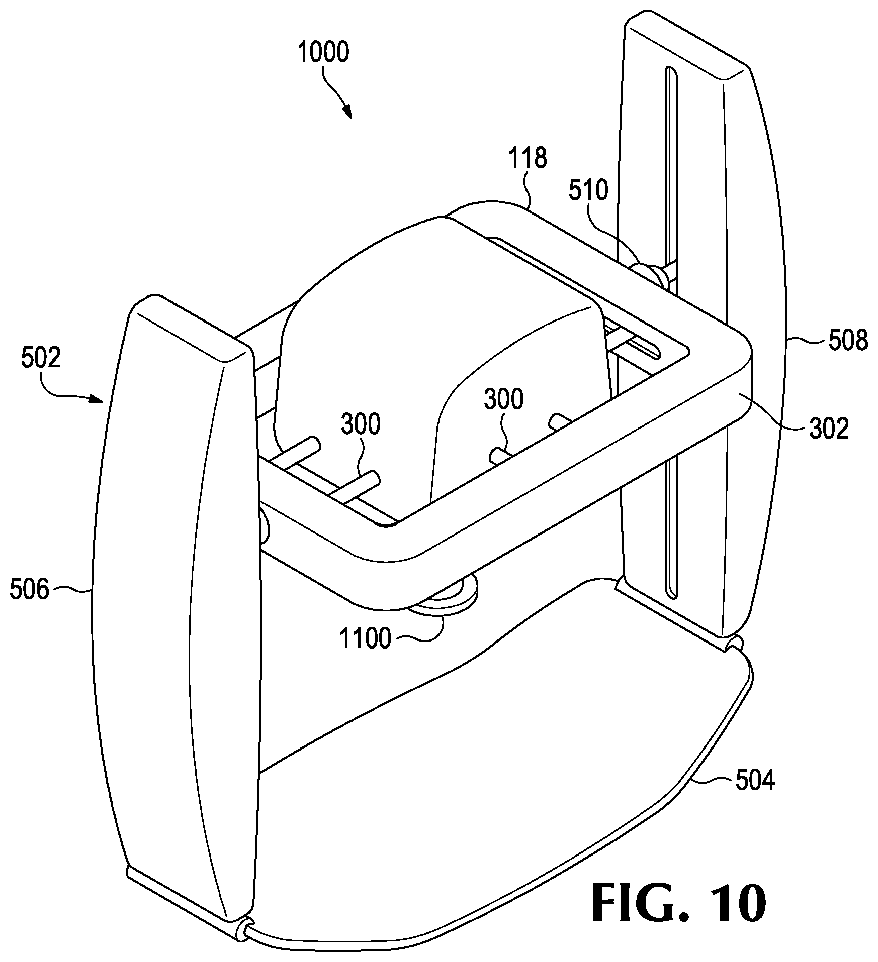 Patent US12551400 Figure 6 – Mechanical compression device with adjustable compression point