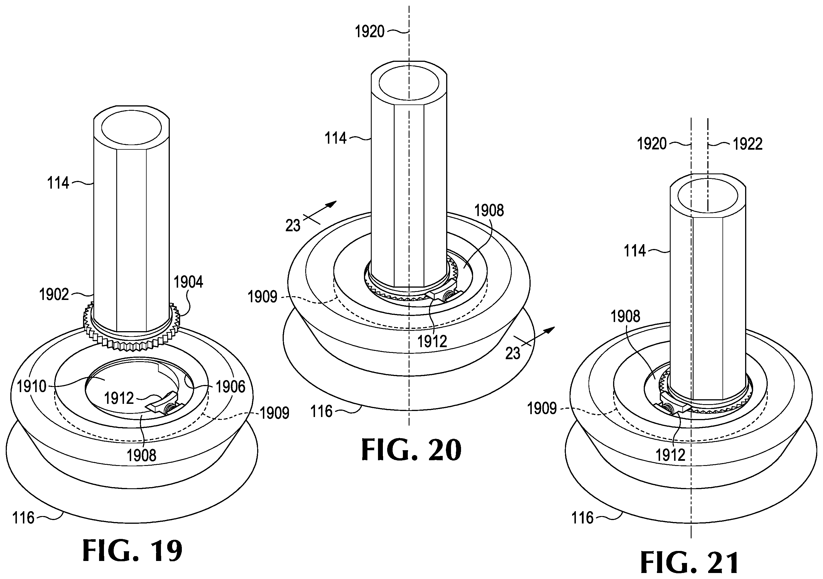 Patent US12551400 Figure 10 – Mechanical compression device with adjustable compression point