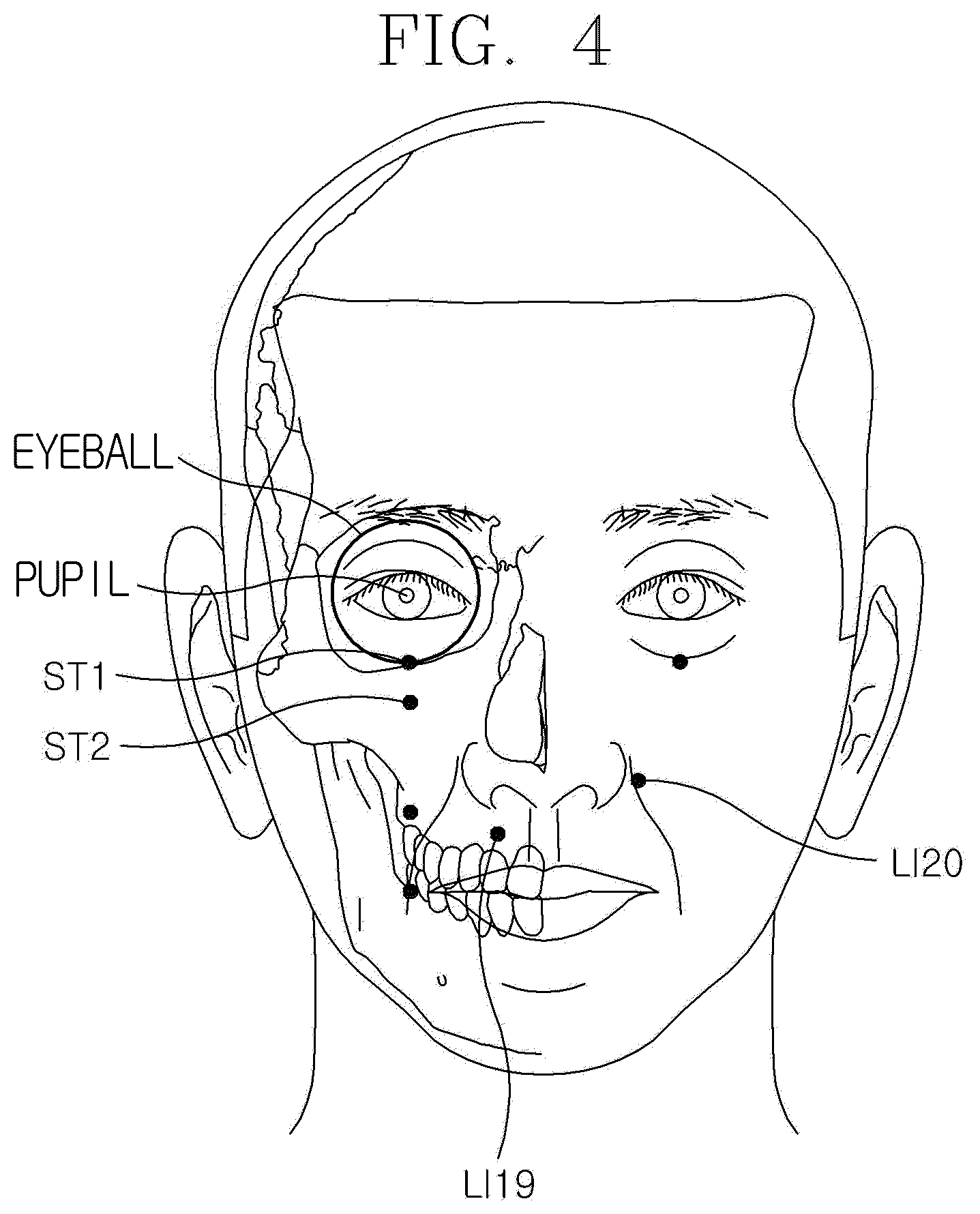 Patent US12551402 Figure 4 – Method of displaying locations of acupuncture points in human body using artificial intelligence