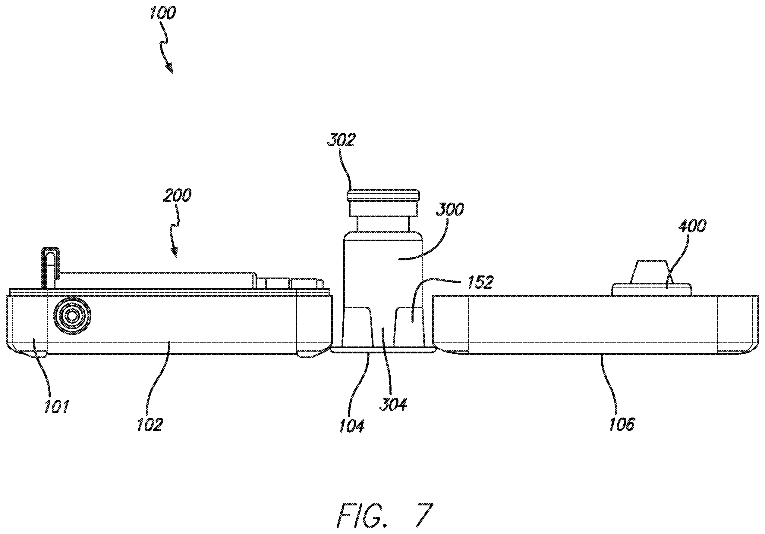 Patent US12551404 Figure 7 – Device container