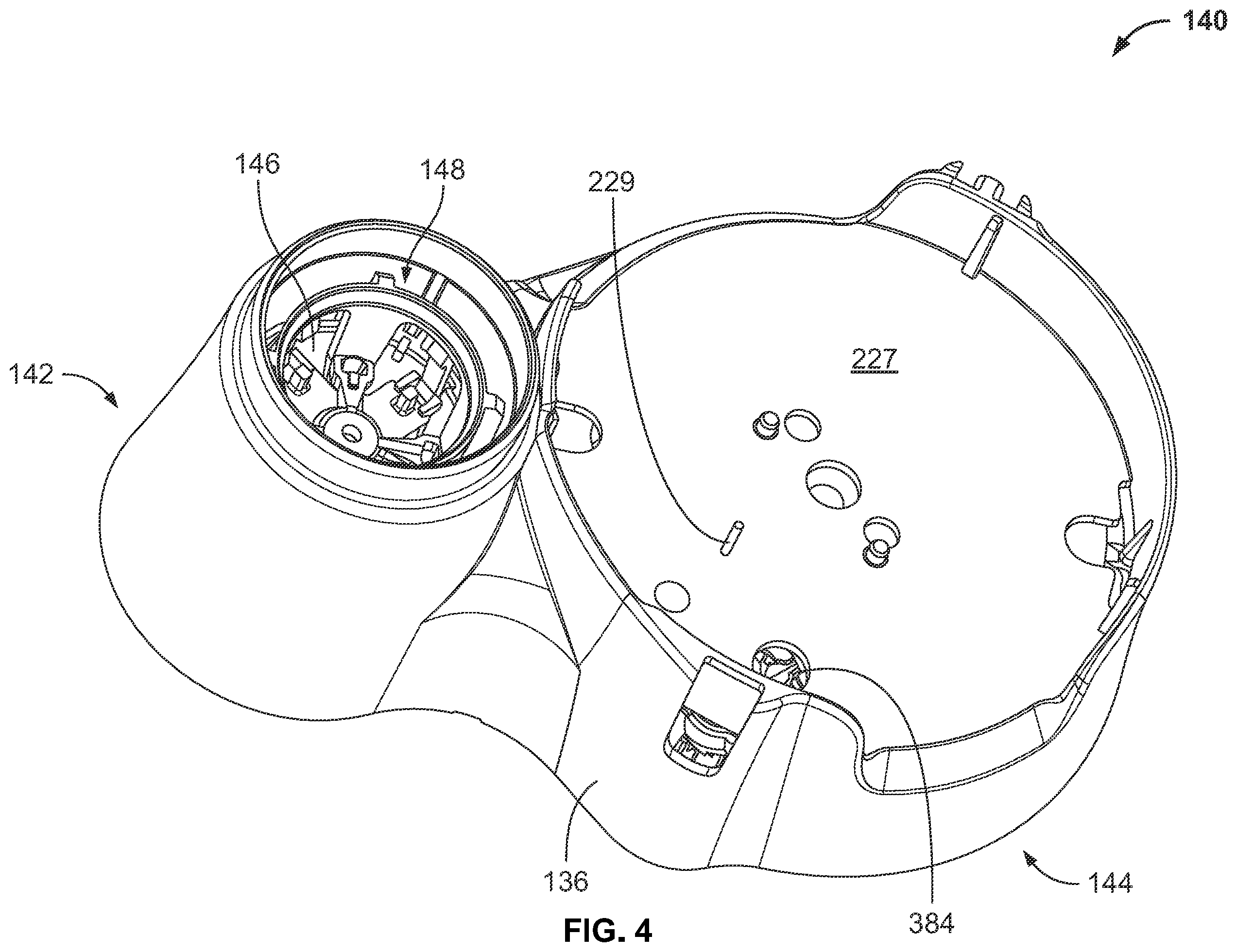 Patent US12551405 Figure 4 – Pressurized gas powered liquid transfer device and system