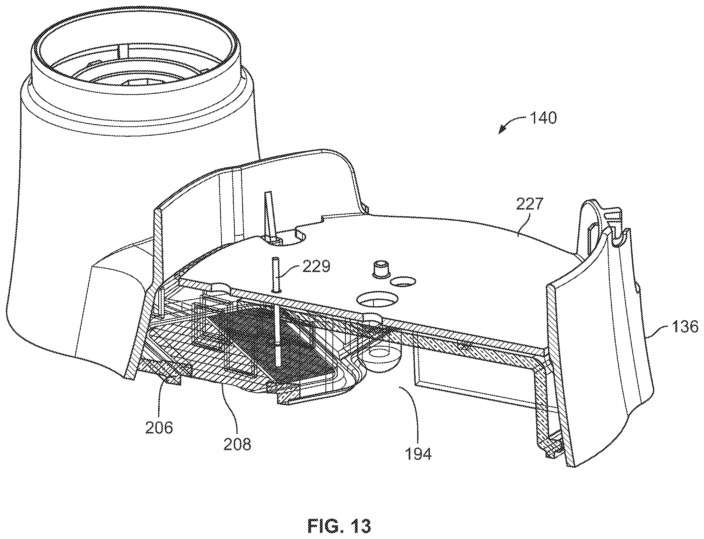 Patent US12551405 Figure 12 – Pressurized gas powered liquid transfer device and system