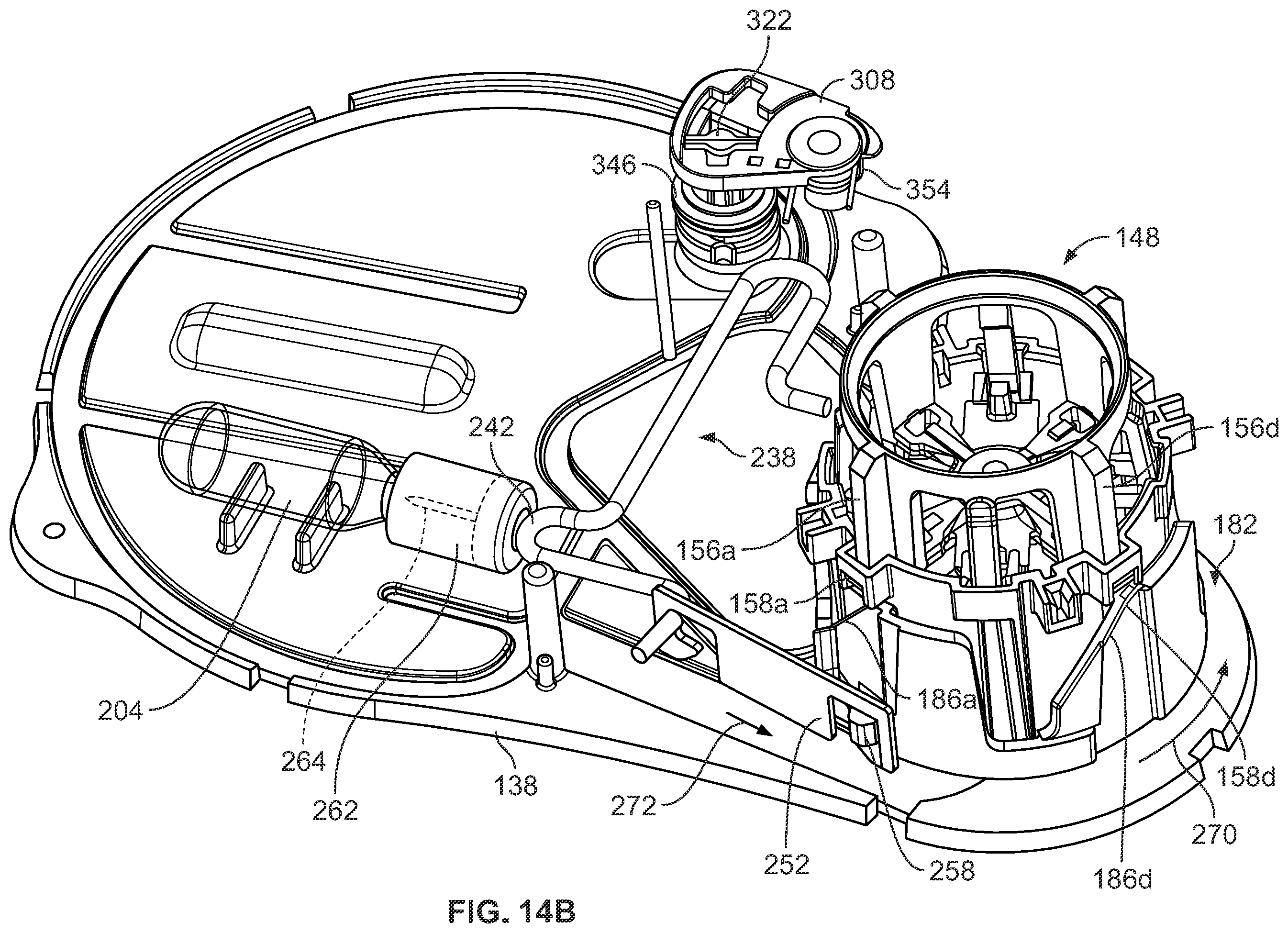 Patent US12551405 Figure 14 – Pressurized gas powered liquid transfer device and system