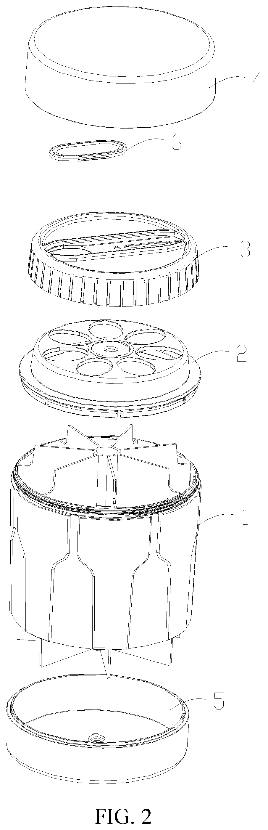 Patent US12551410 Figure 2 – Pill dispenser