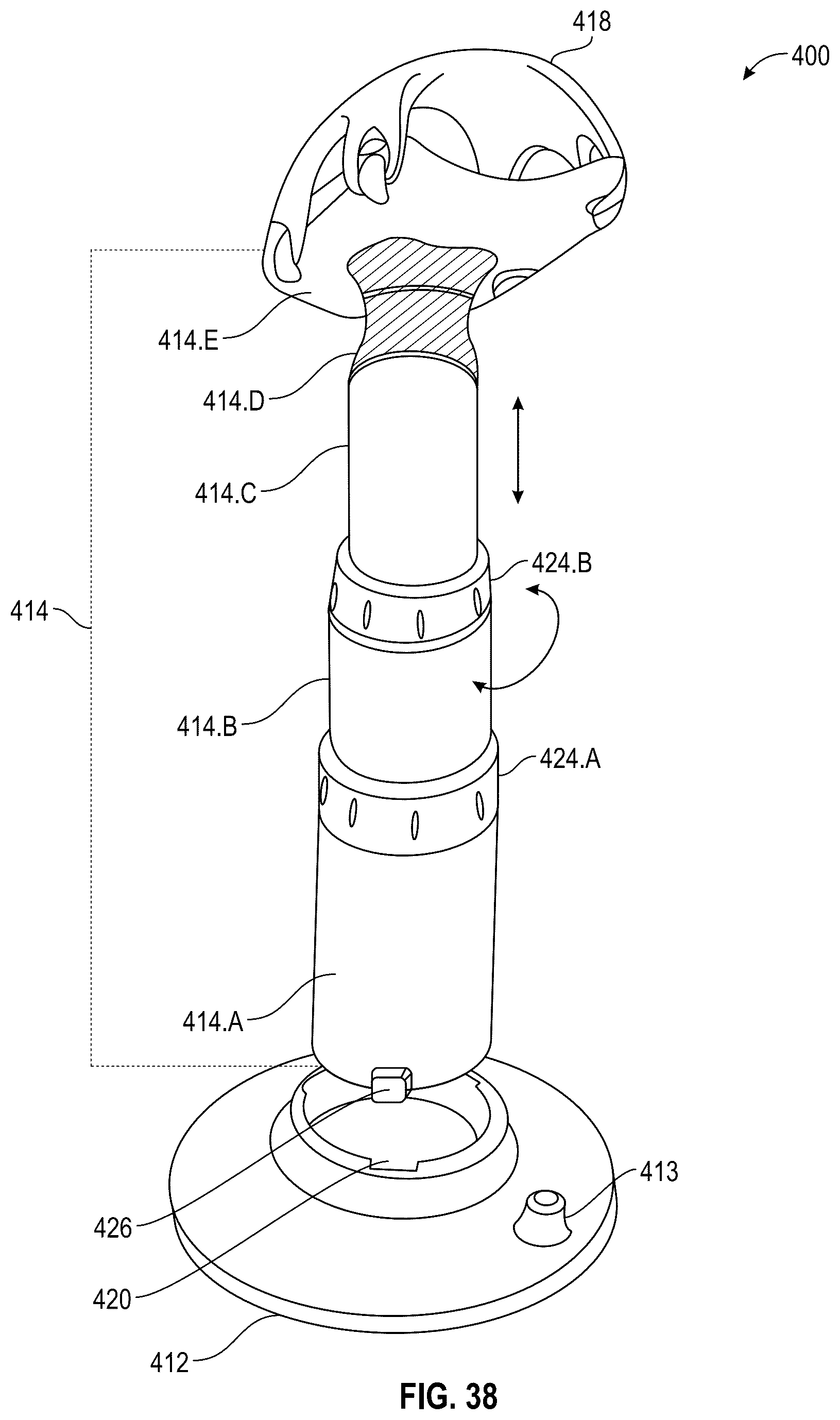 Patent US12551413 Figure 17 – Adjustable bottle holder and use thereof