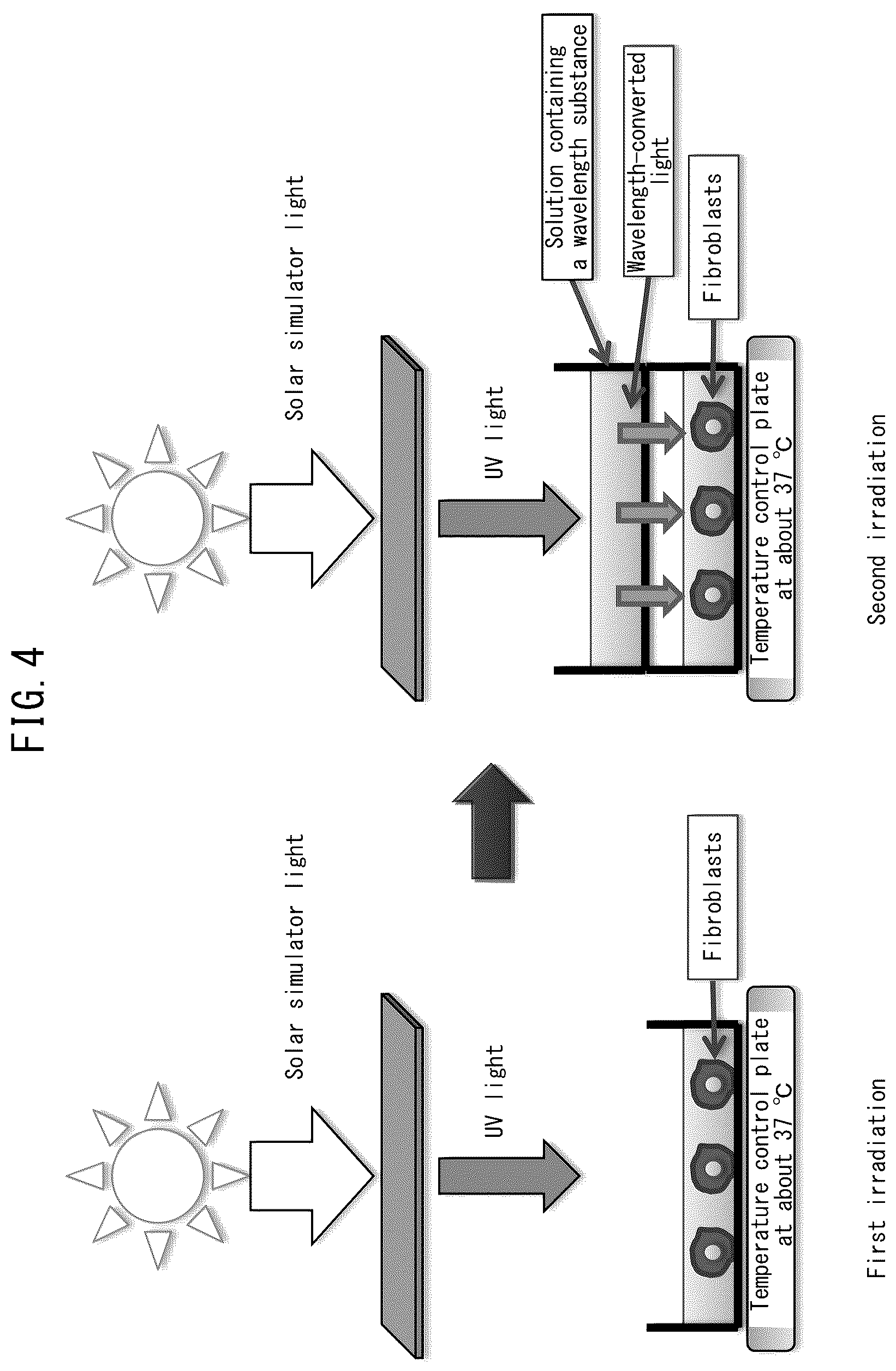 Patent US12551418 Figure 4 – Cosmetic containing ultraviolet wavelength converting substance and medicinal agent