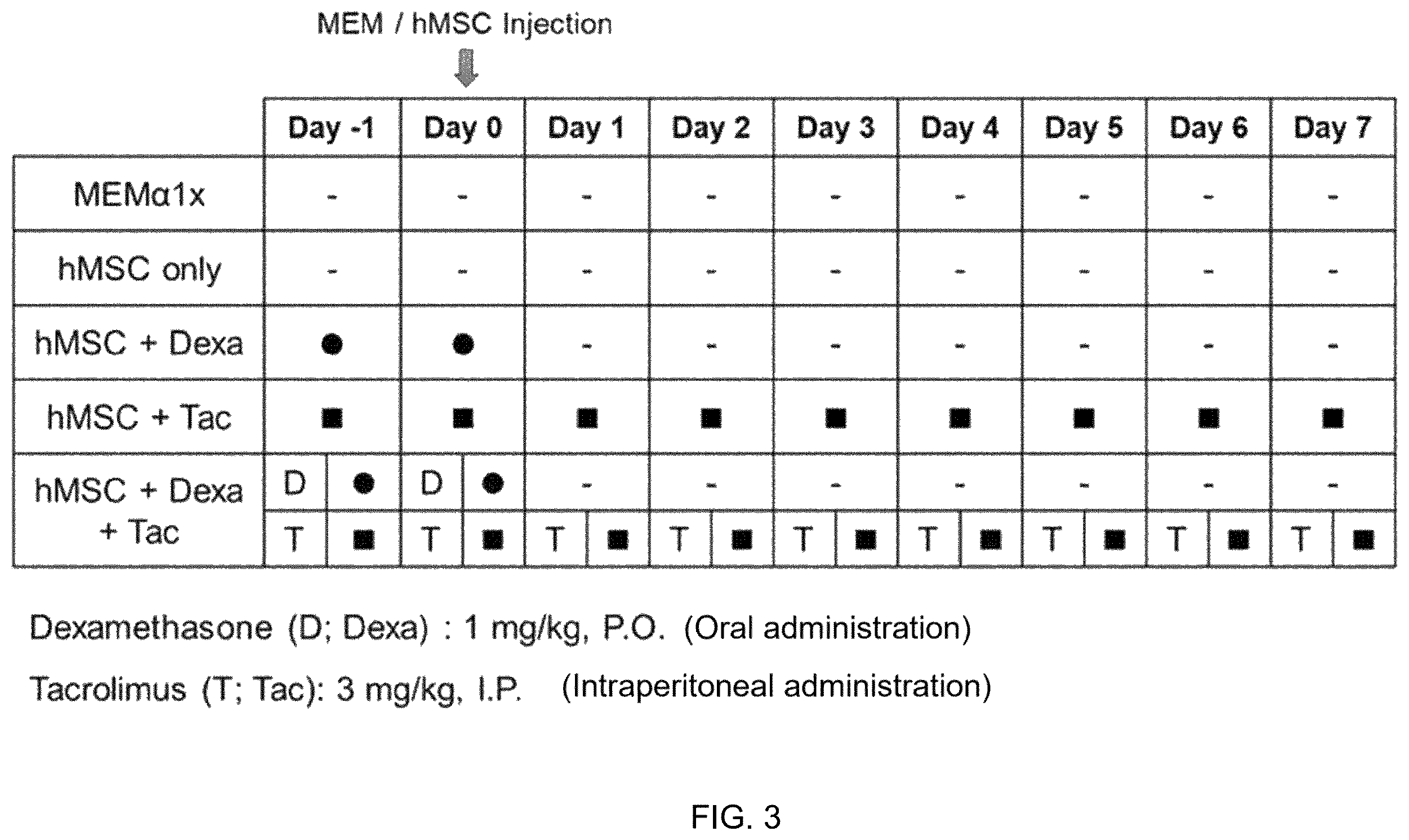 Patent US12551493 Figure 4 – Composition for enhancing therapeutic effect of stem cell, comprising immunosuppressant, and method for enhancing therapeutic effect of stem cell using same