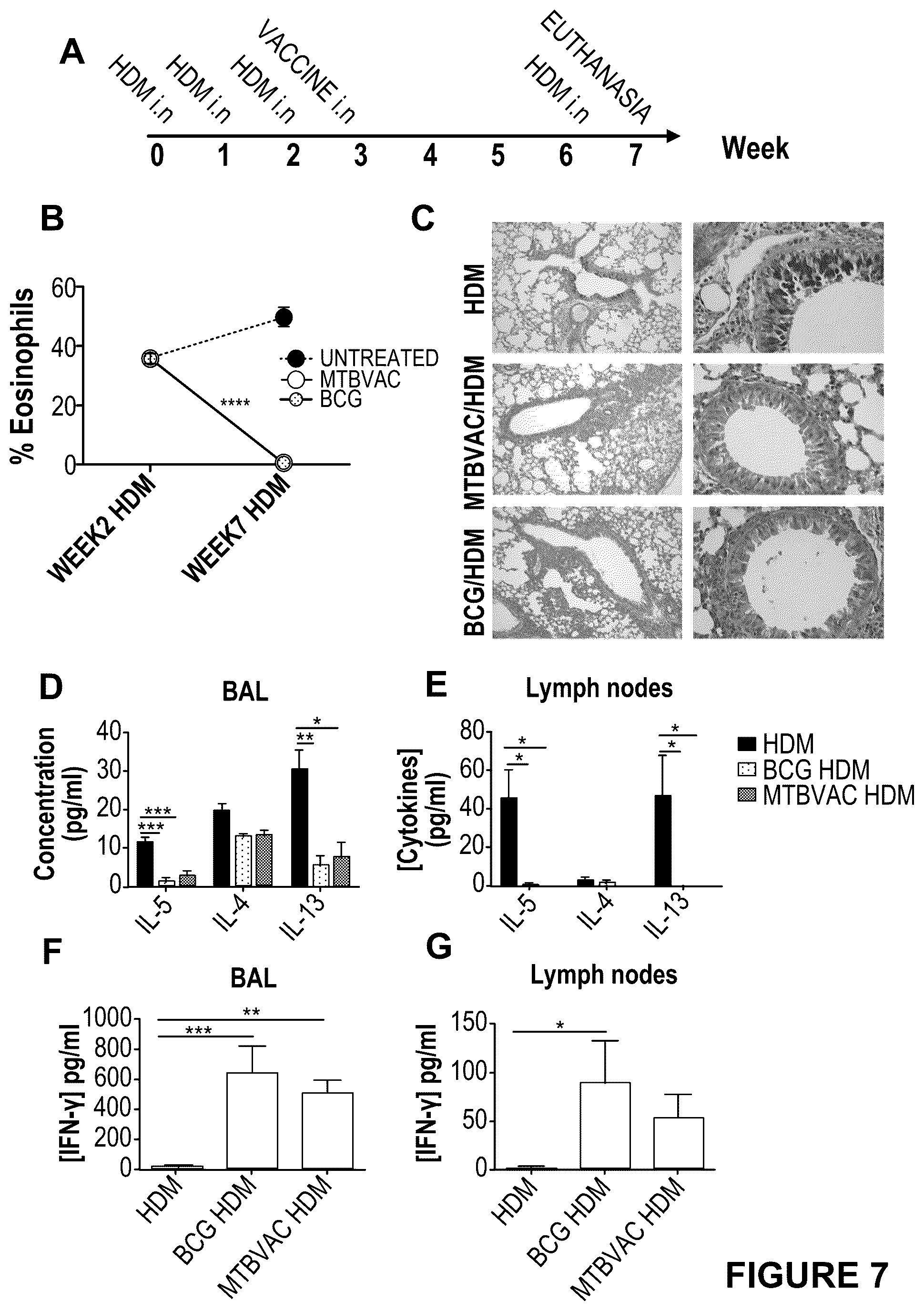 Patent US12551512 Figure 7 – Therapeutic efficacy by pulmonary delivery of live attenuated mycobacteria