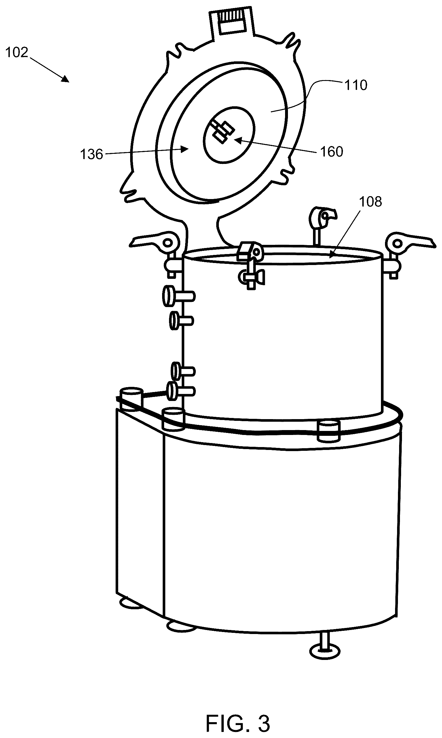 Patent US12551519 Figure 3 – Extraction system and method for organic metabolites