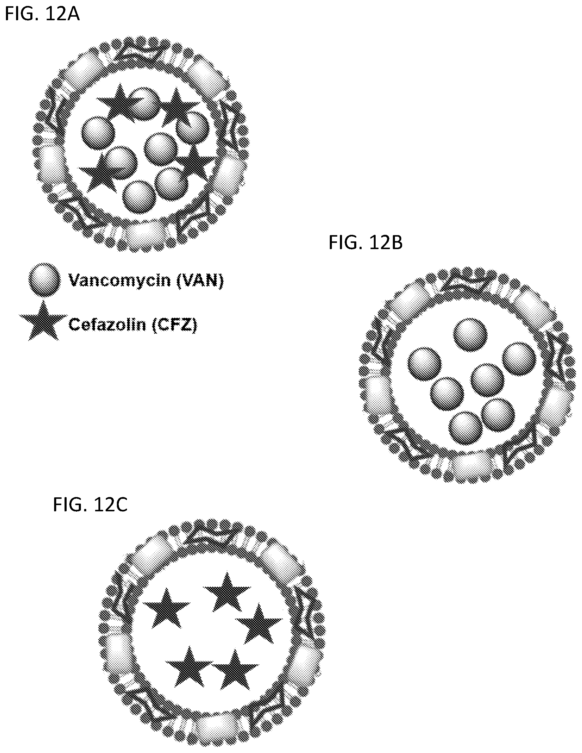 Patent US12551527 Figure 9 – Drug delivery systems for treatment of infections