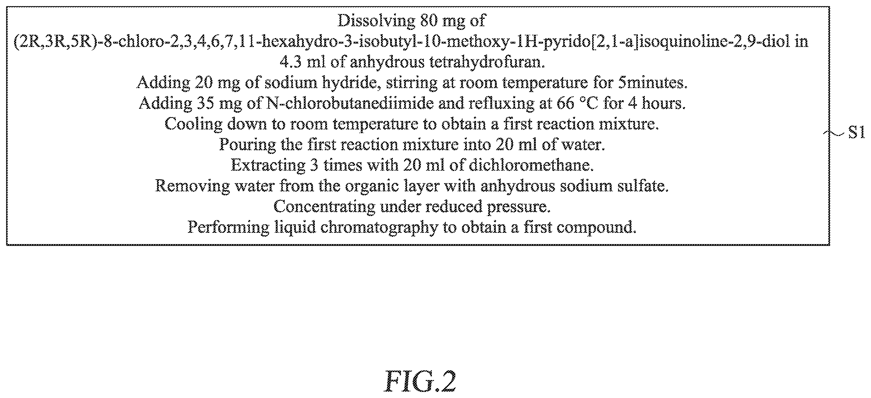 Patent US12551579 Figure 2 – F-18 positron diagnostic contrast agent precursor and method of manufacturing the same