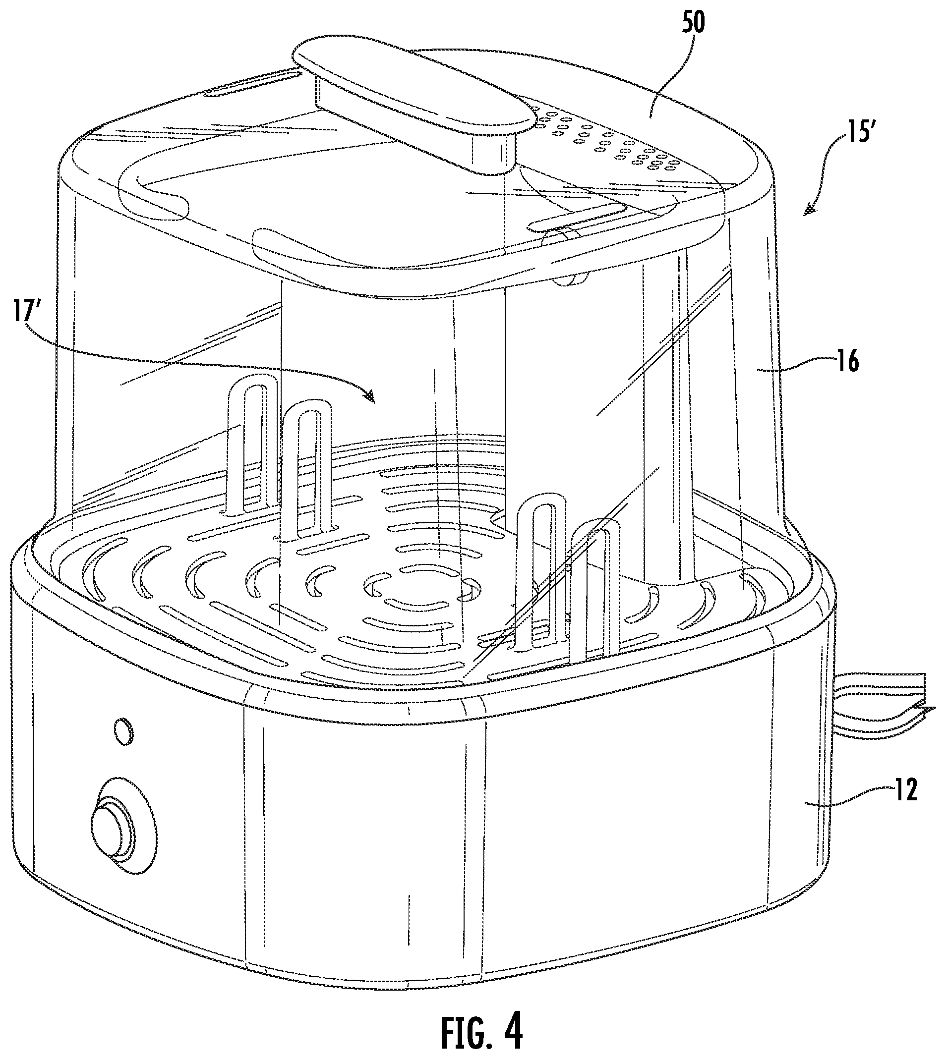 Patent US12551585 Figure 4 – Sanitizing appliance
