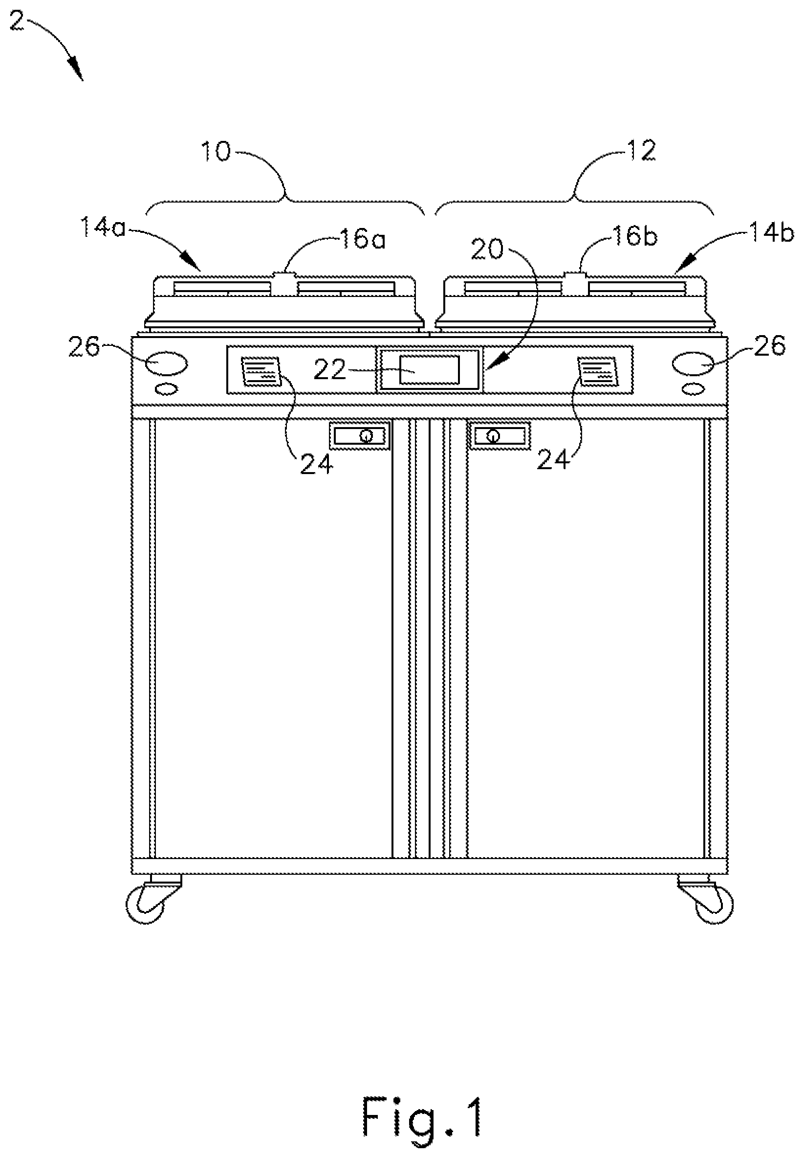 Patent US12551590 Figure 1 – Apparatus and method to measure concentration of disinfectant in medical device reprocessing system