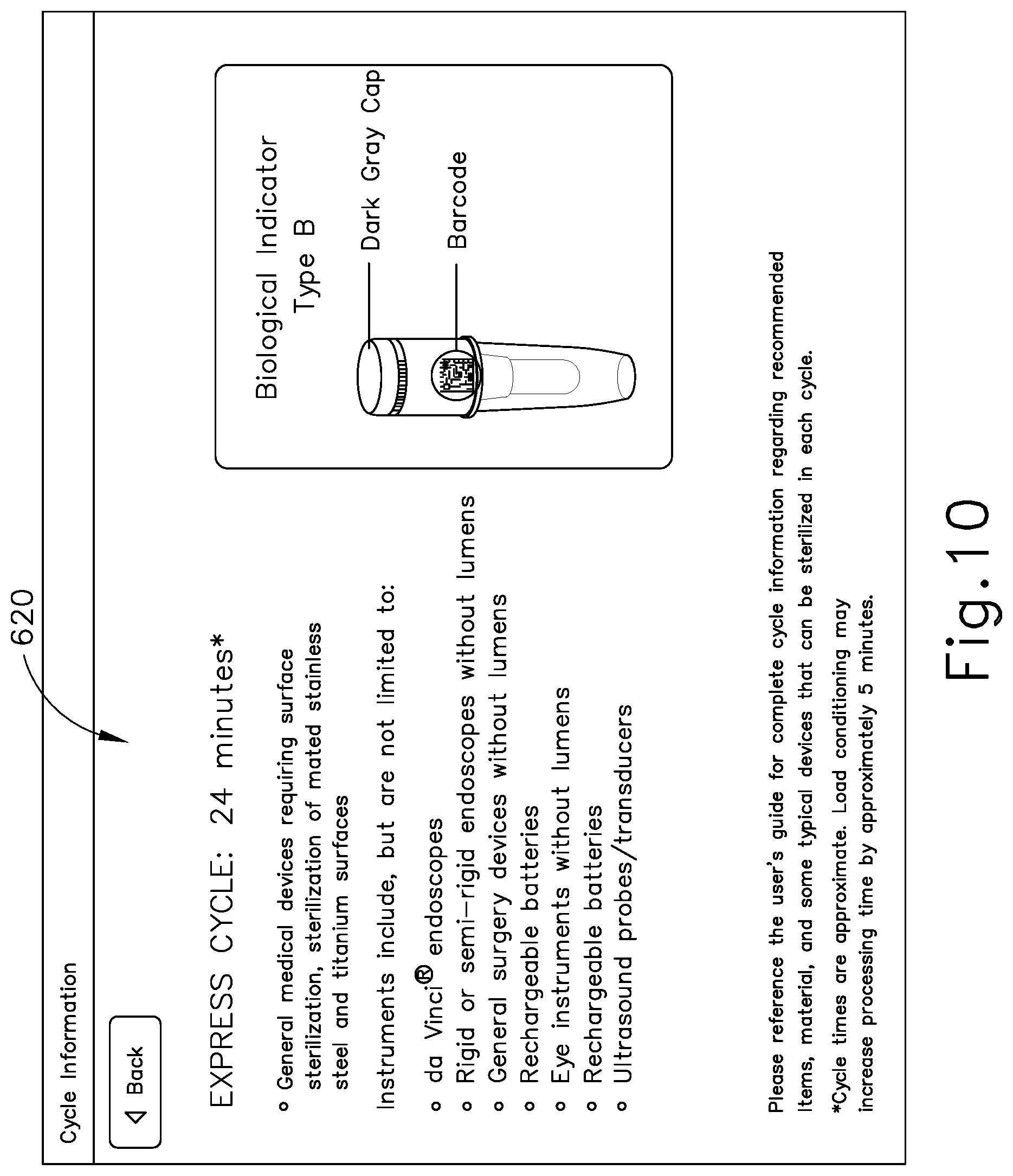 Patent US12551594 Figure 10 – Apparatus and method for sterilizing medical devices