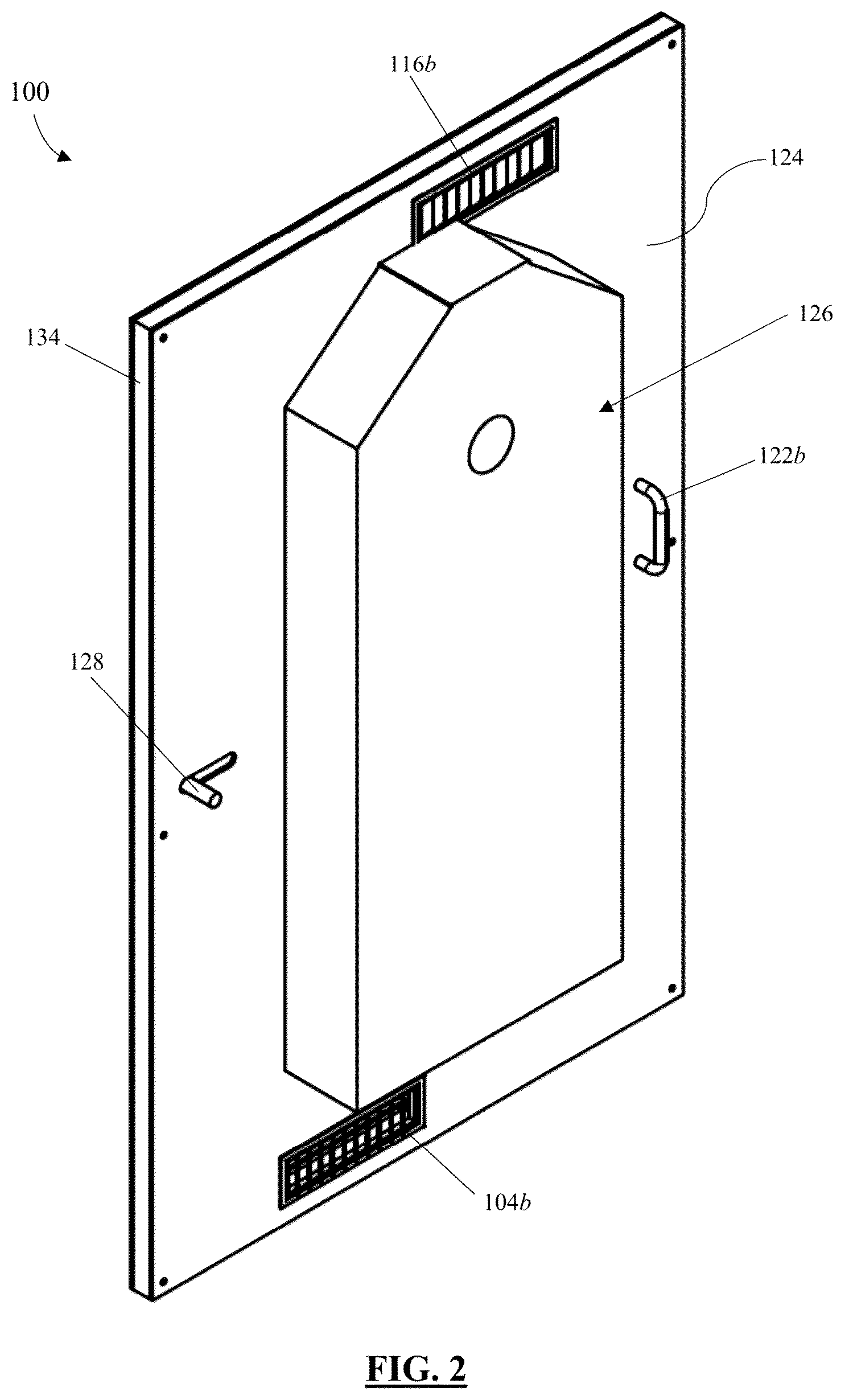 Patent US12551595 Figure 2 – Bedside apparatus and system for airborne pathogen control