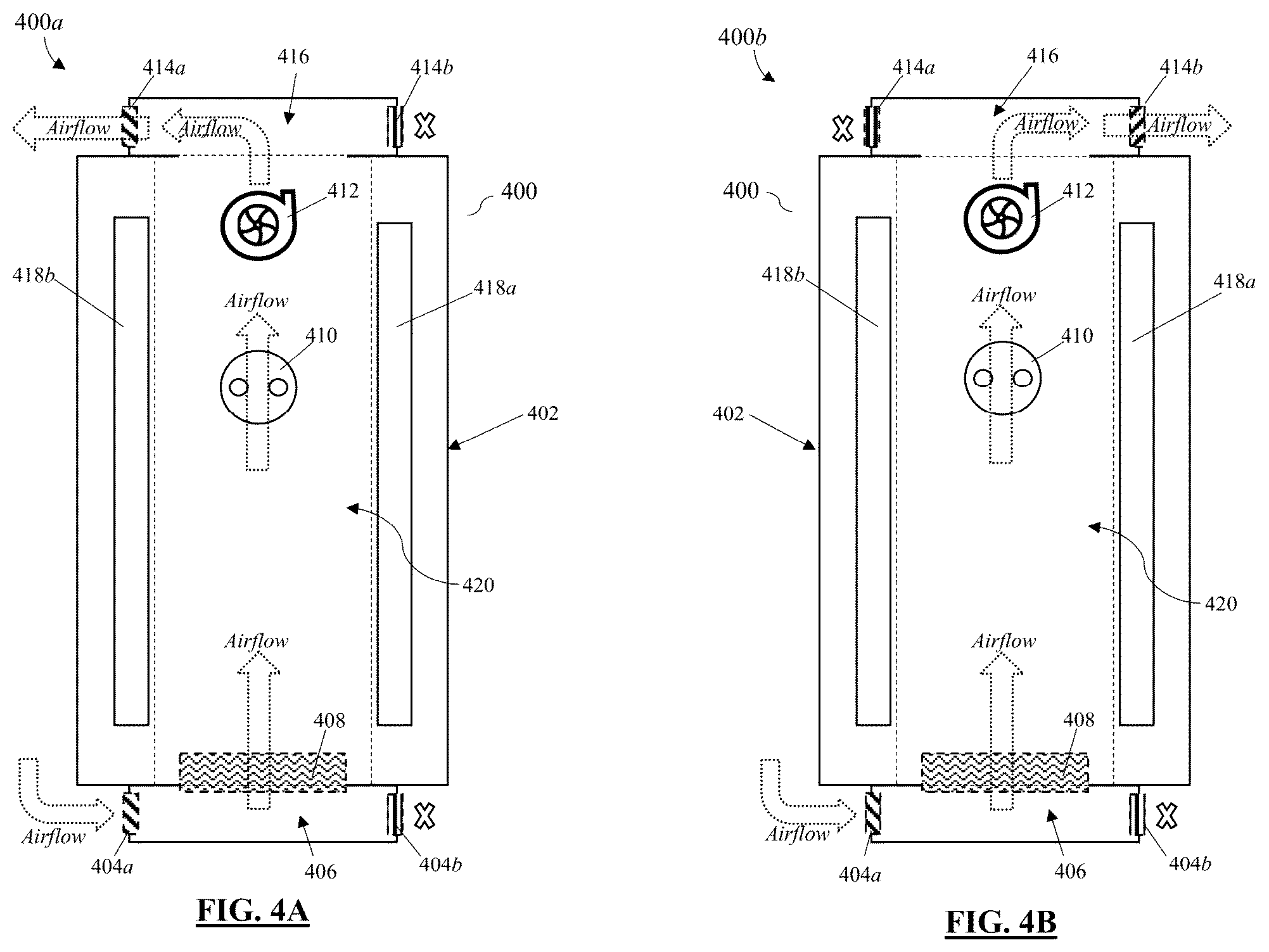 Patent US12551595 Figure 4 – Bedside apparatus and system for airborne pathogen control