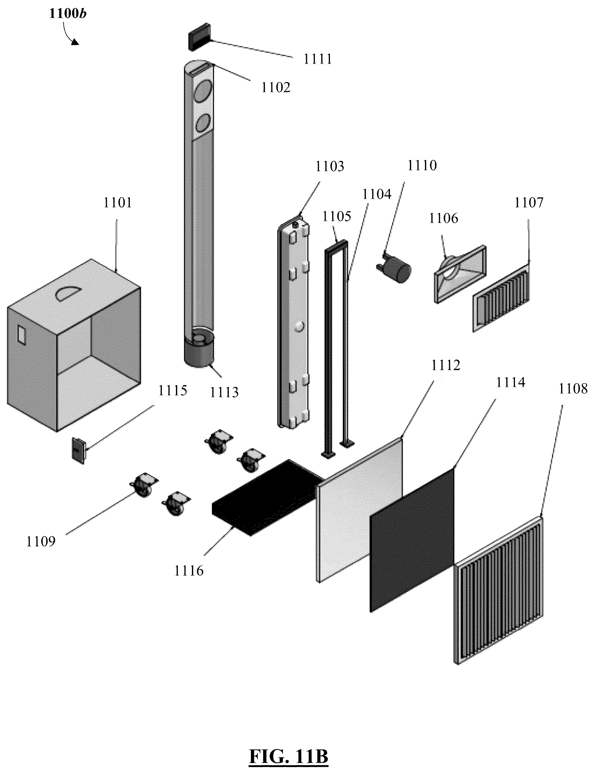 Patent US12551595 Figure 12 – Bedside apparatus and system for airborne pathogen control