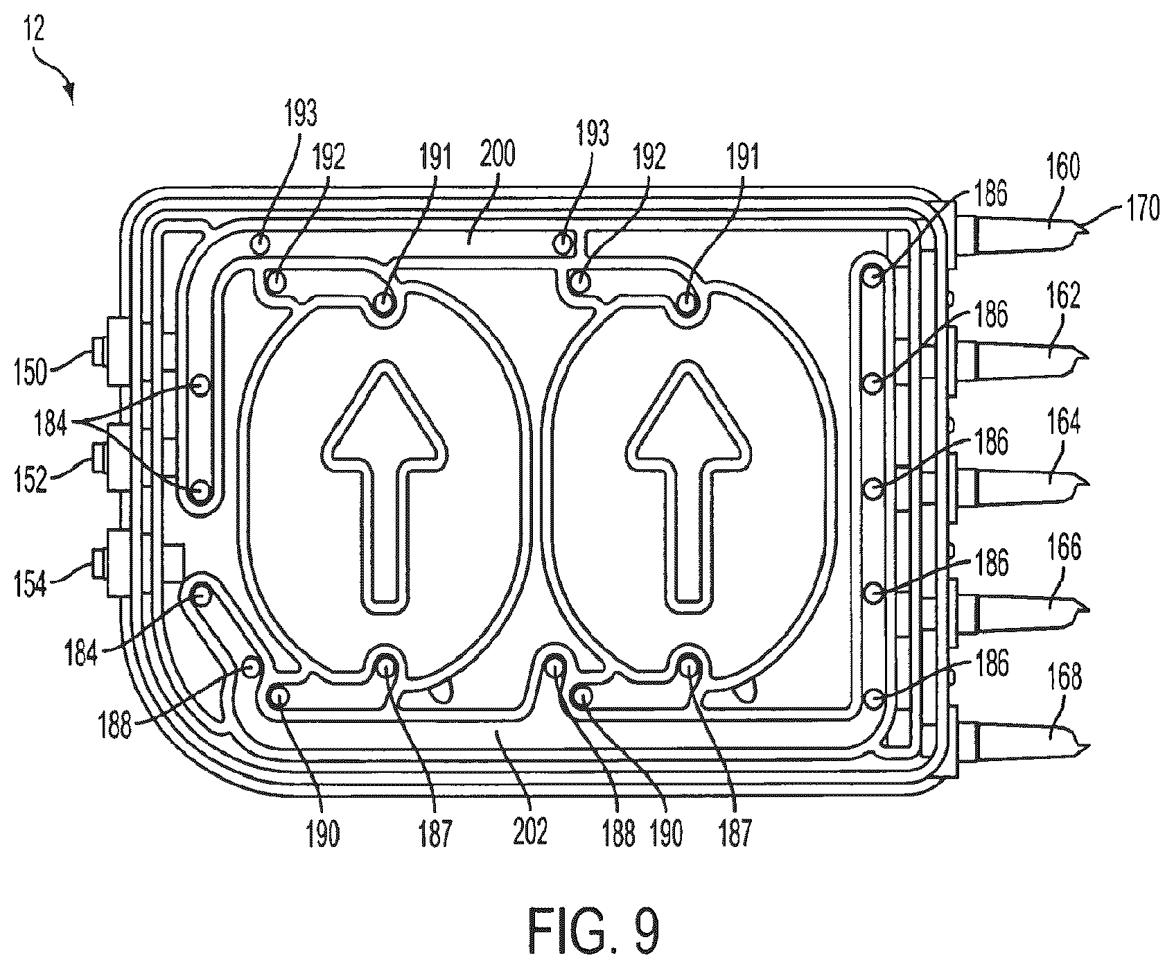 Patent US12551605 Figure 9 – Fluid line autoconnect apparatus and methods for medical treatment system
