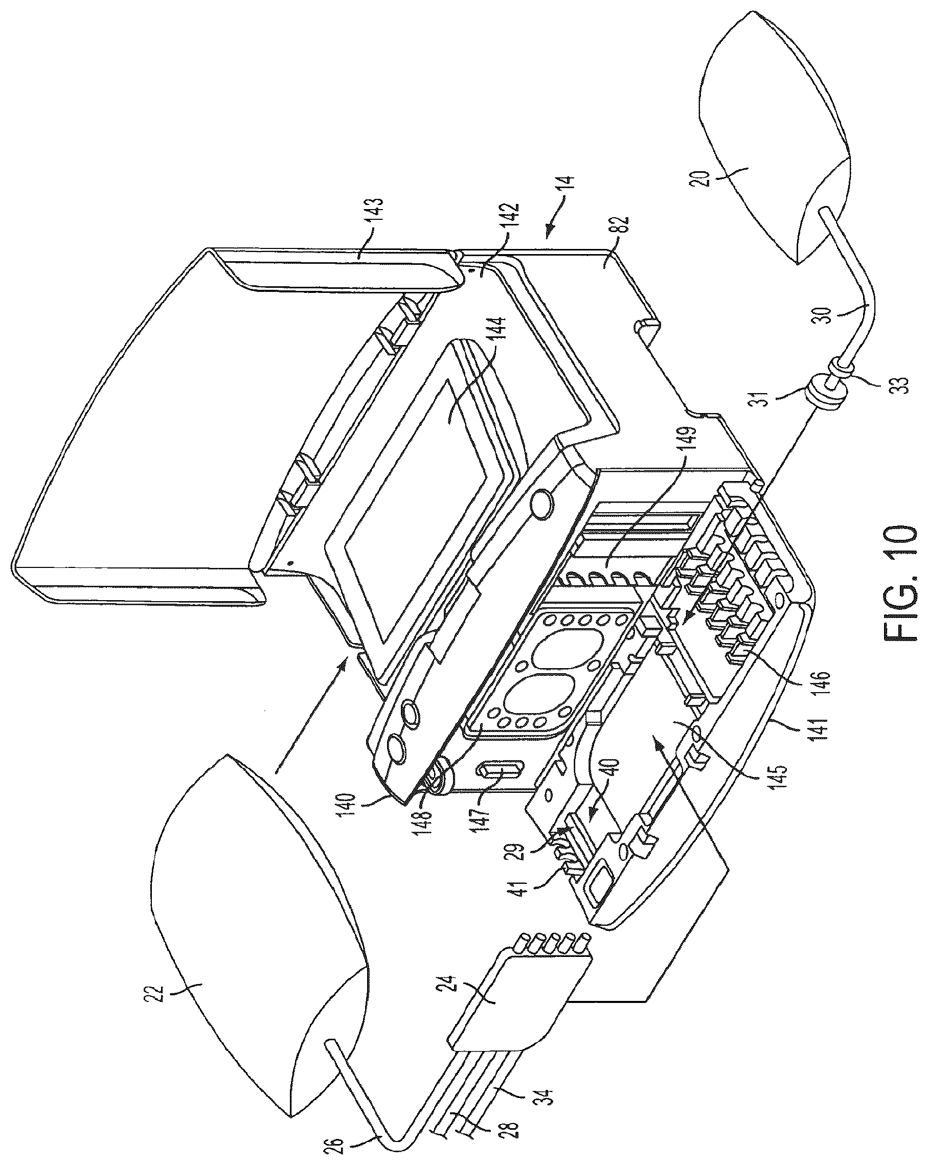 Patent US12551605 Figure 10 – Fluid line autoconnect apparatus and methods for medical treatment system