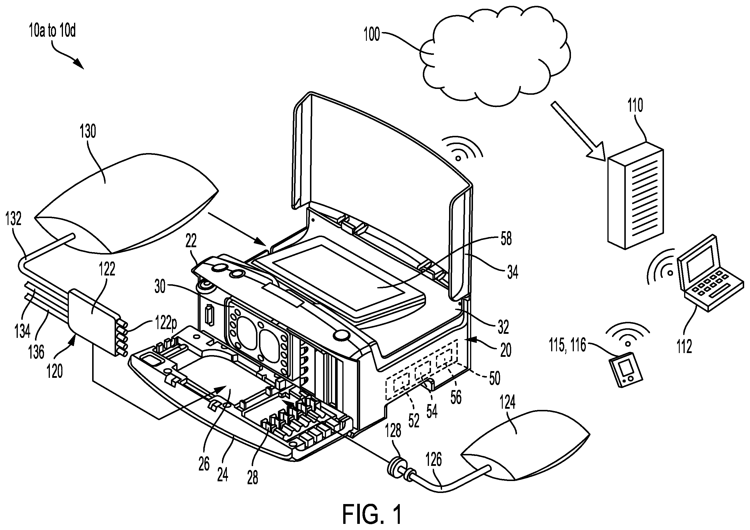 Patent US12551607 Figure 1 – Sleep tracking for alarm and therapy modifications