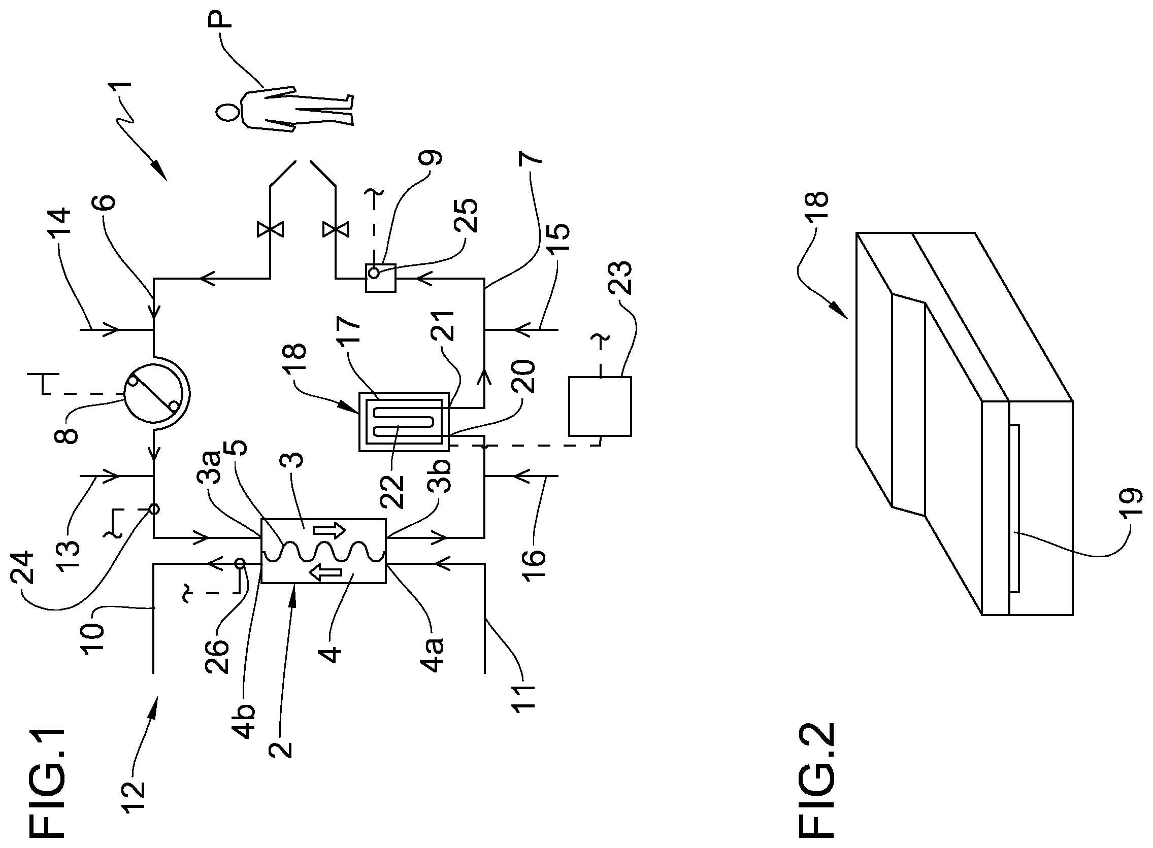 Patent US12551608 Figure 1 – Extracorporeal blood treatment apparatus and method for monitoring pressures in an extracorporeal blood treatment apparatus