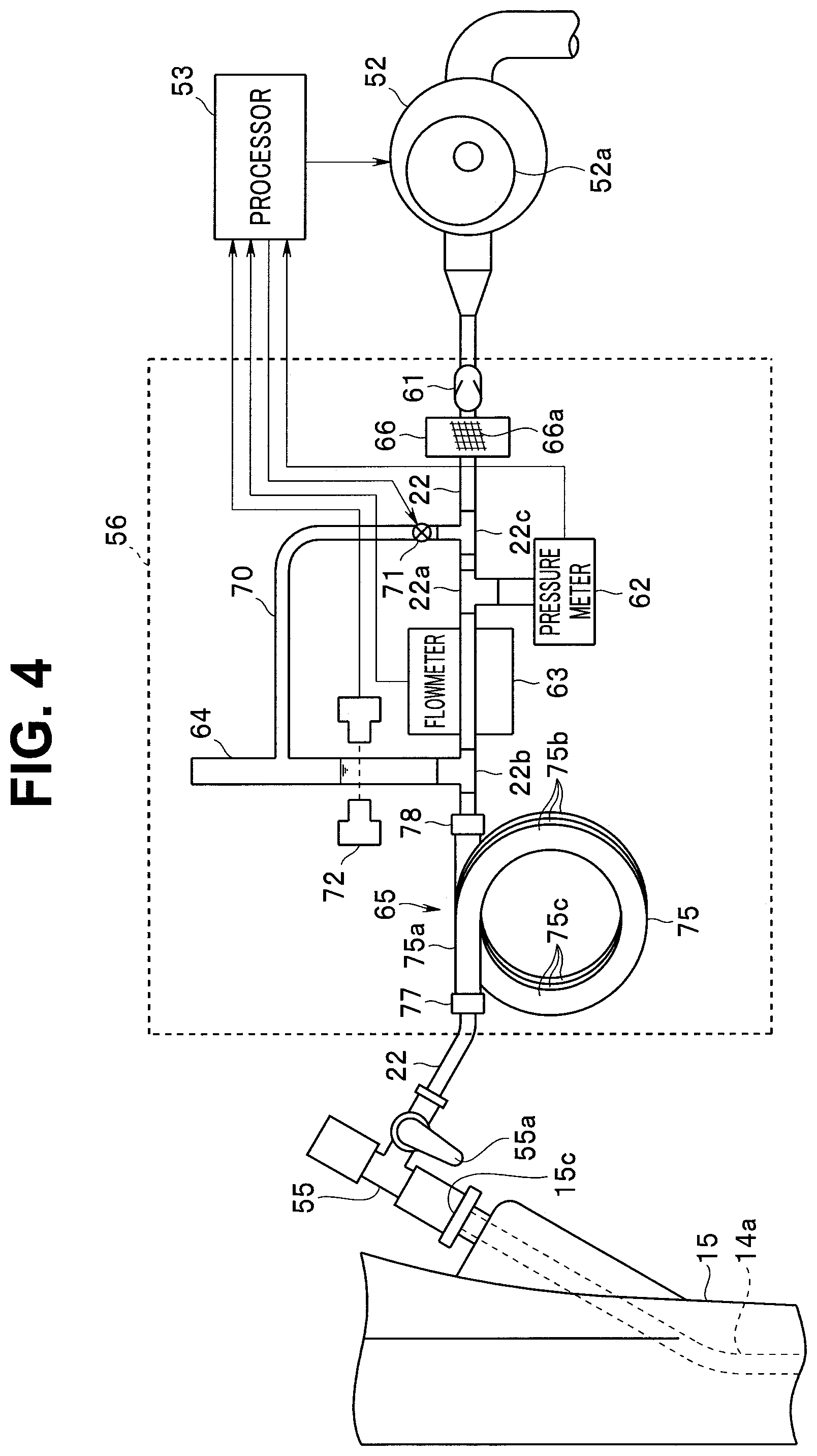 Patent US12551609 Figure 4 – Medical solid-matter collection apparatus and medical suction system