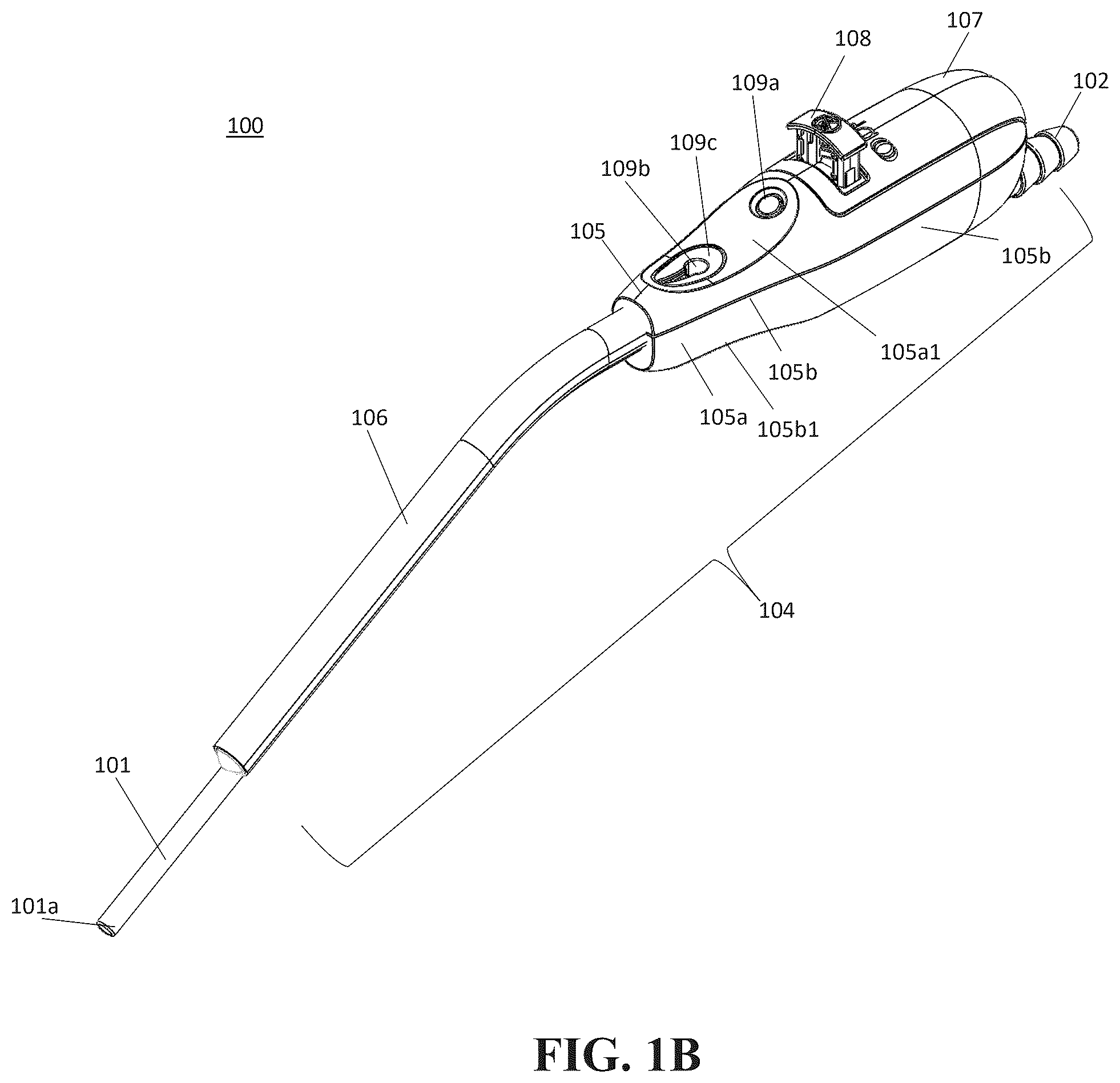 Patent US12551610 Figure 2 – Illuminated suction device