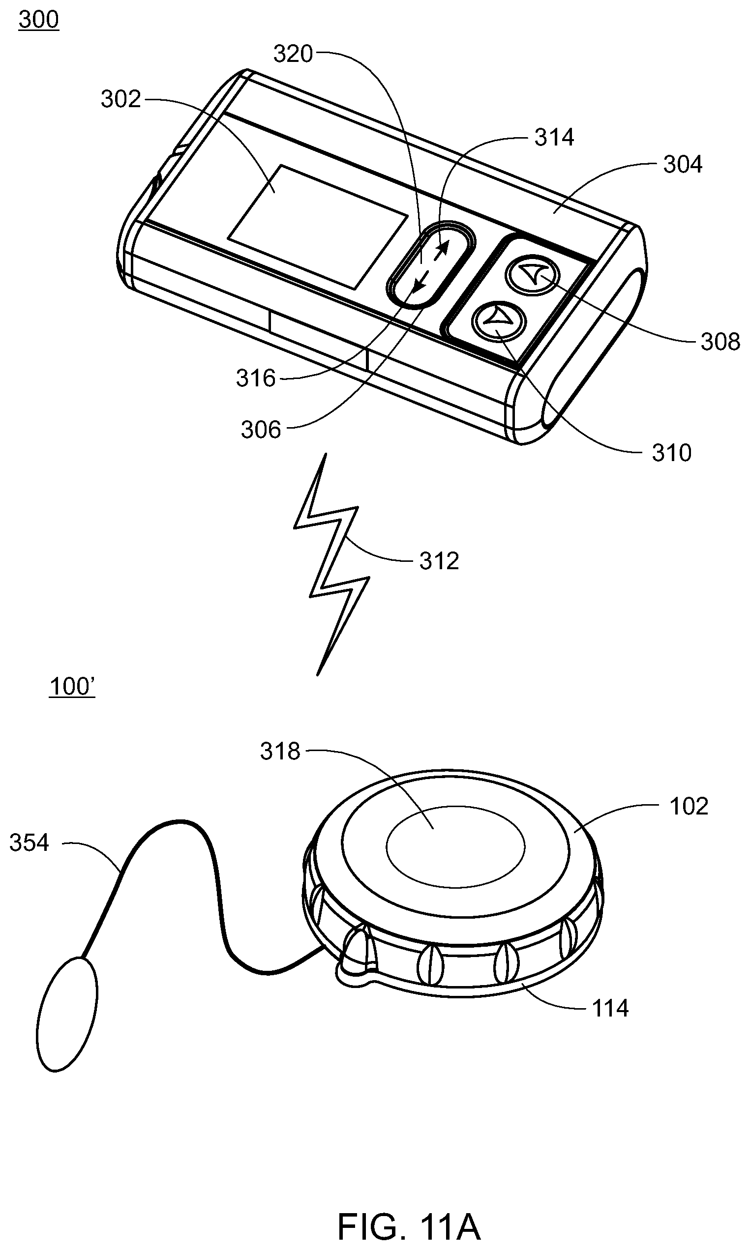 Patent US12551612 Figure 10 – Pump assembly with switch