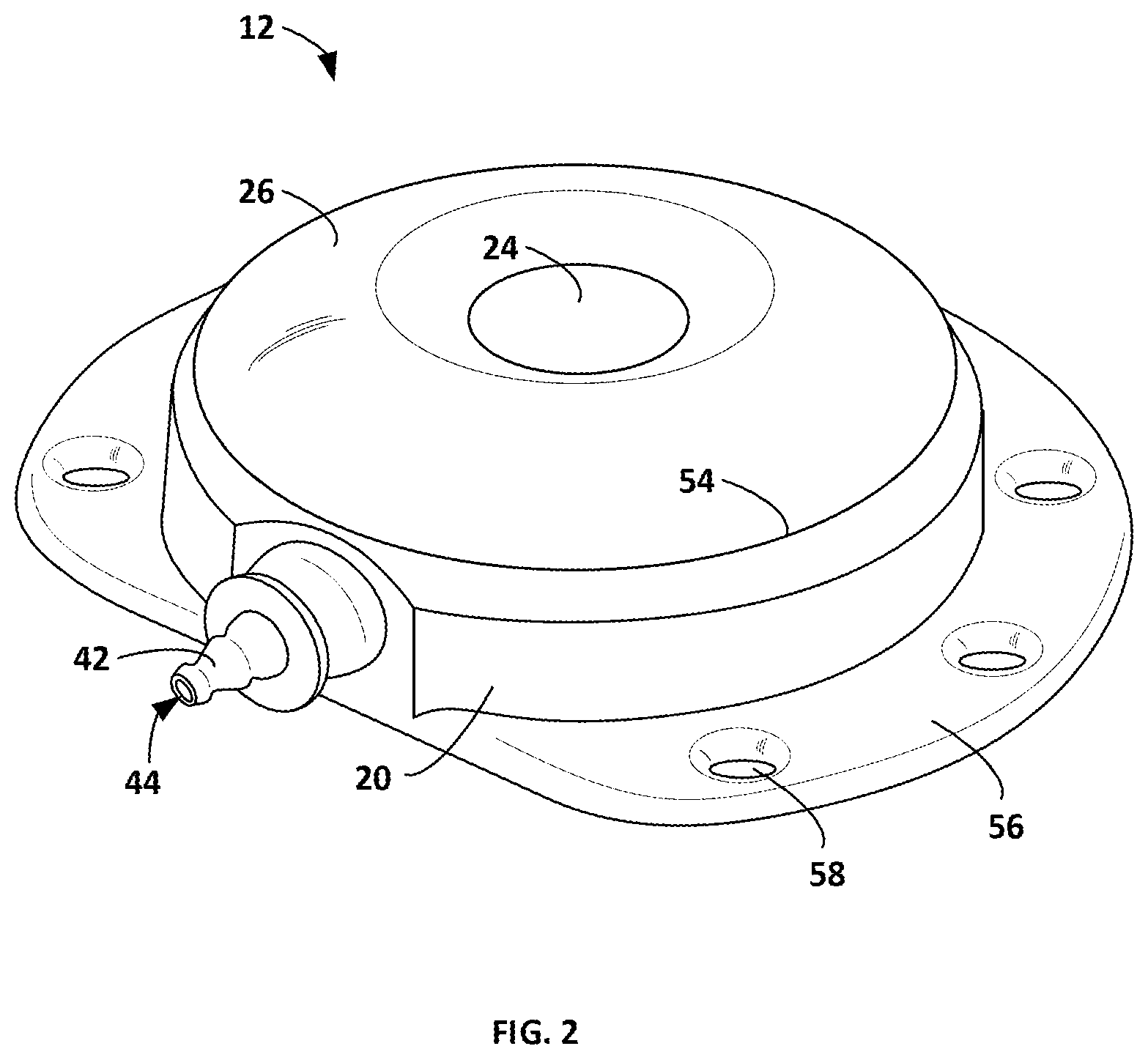 Patent US12551613 Figure 2 – Implantable drug delivery port