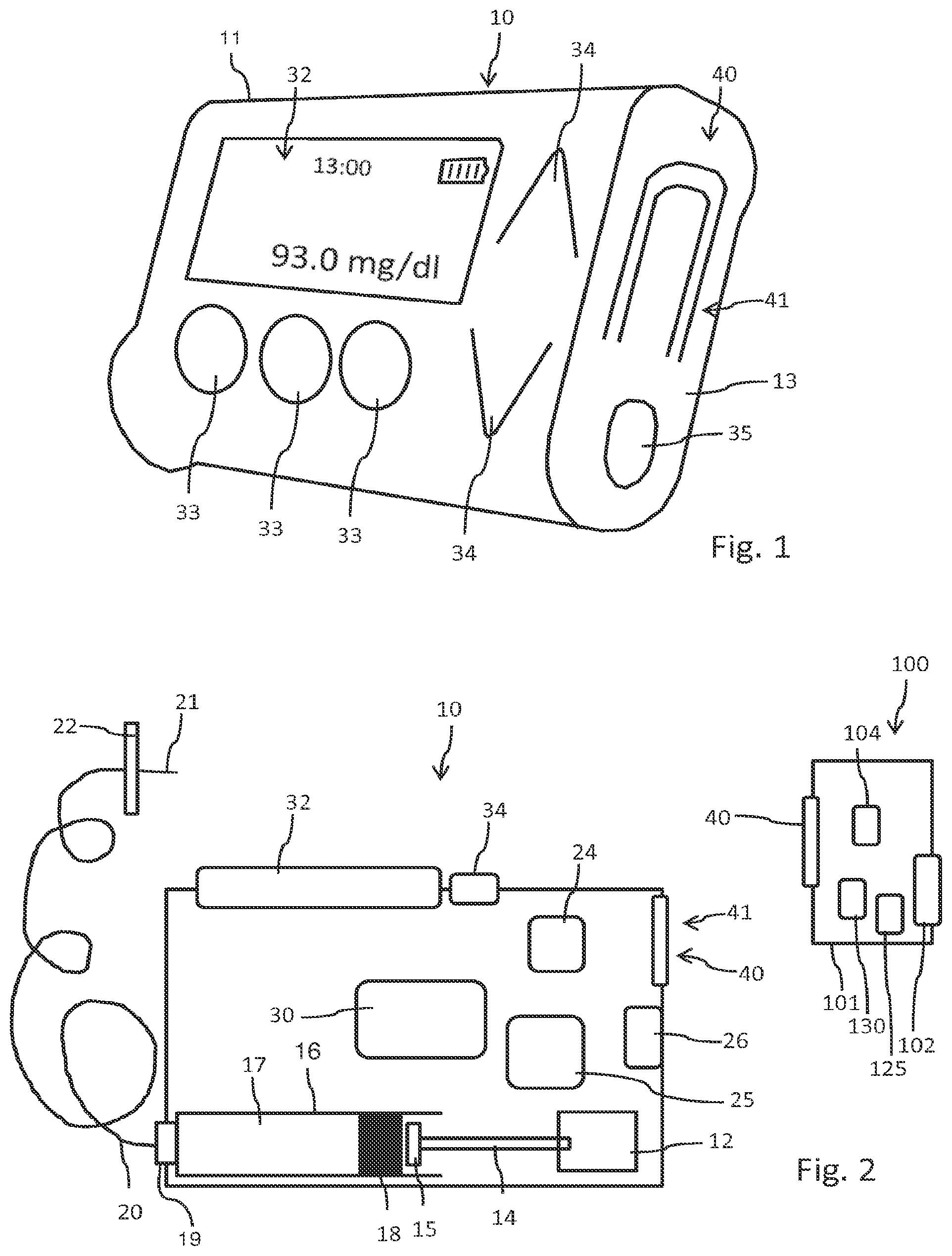 Patent US12551614 Figure 1 – Trigger arrangement for an infusion device