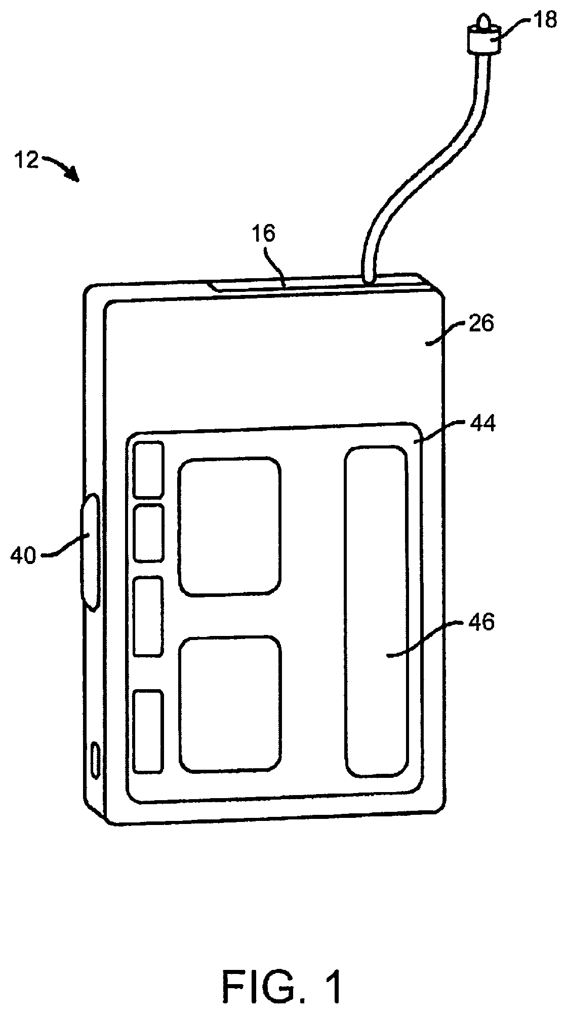 Patent US12551618 Figure 1 – System and method for mitigating risk in automated medicament dosing