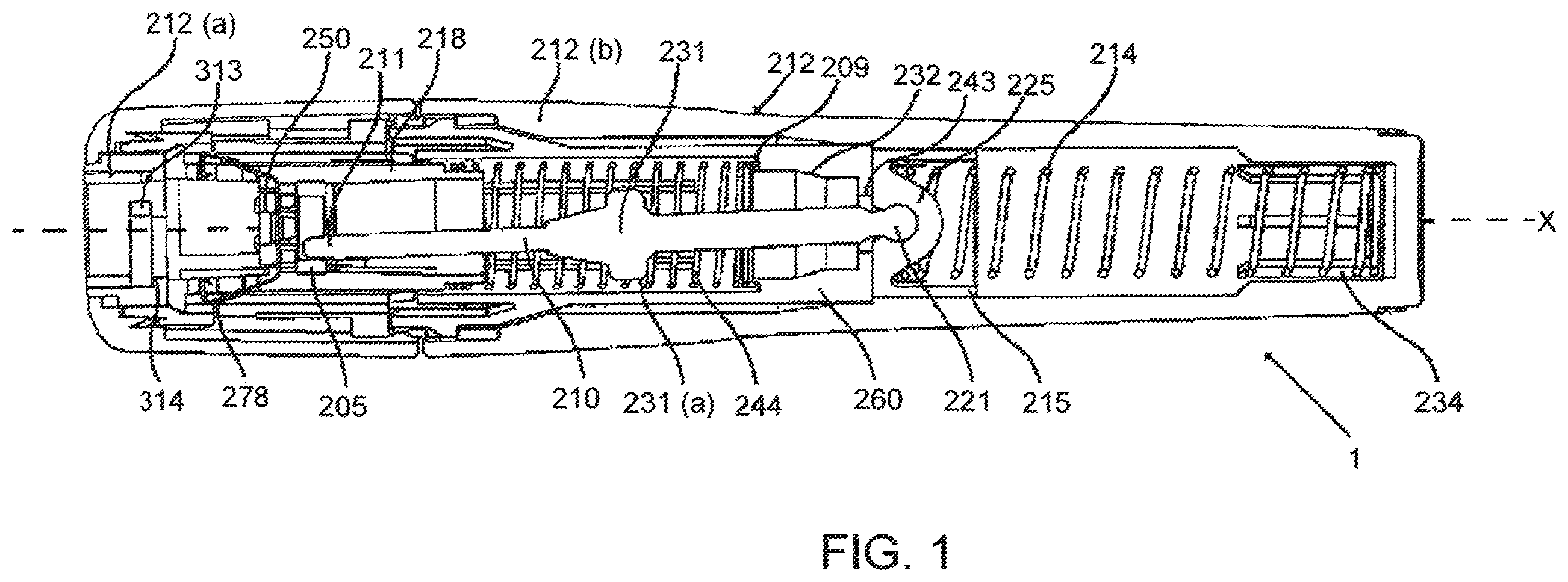 Patent US12551626 Figure 1 – Needle-free delivery