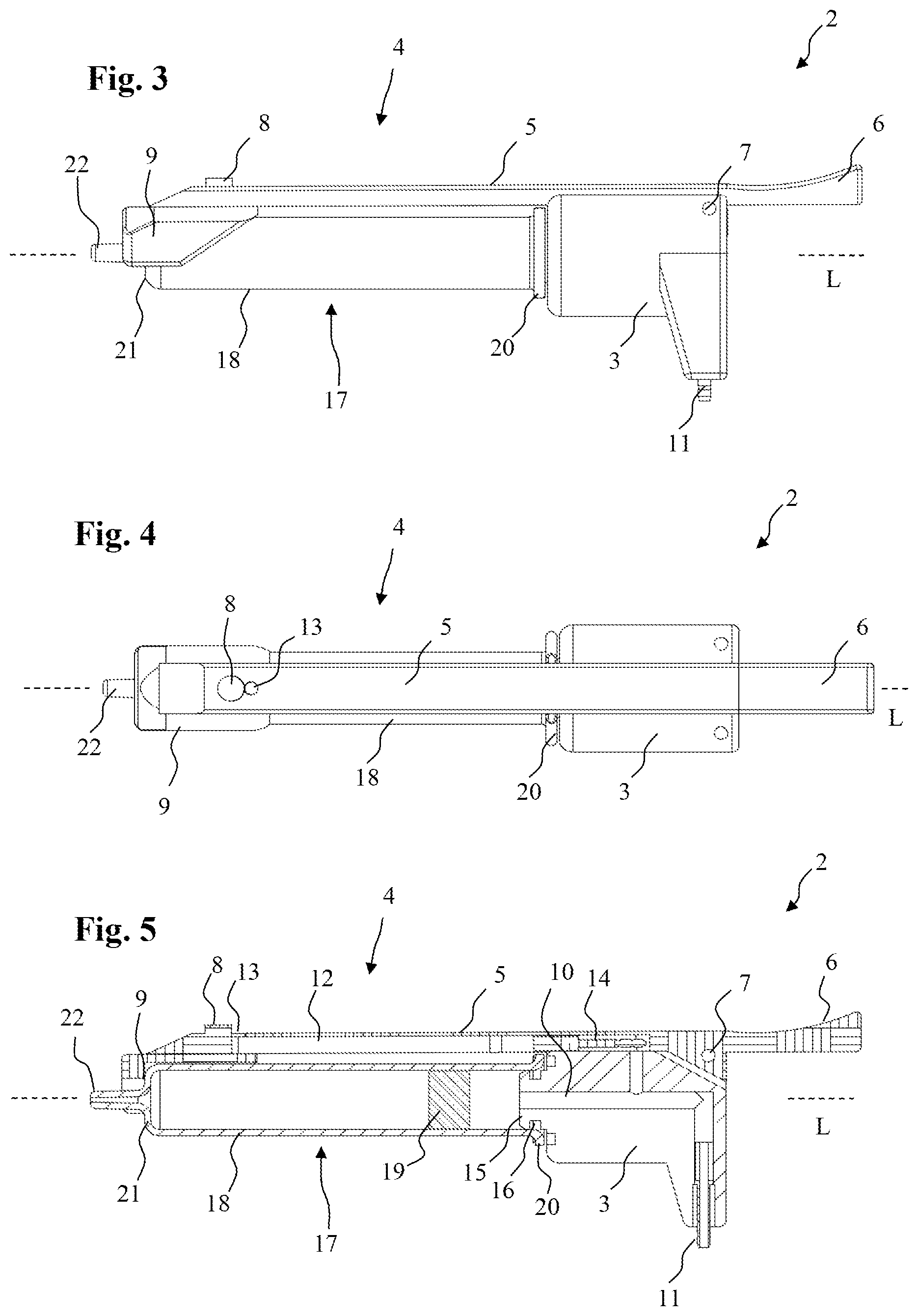 Patent US12551629 Figure 2 – Pen-like syringe device and syringe system