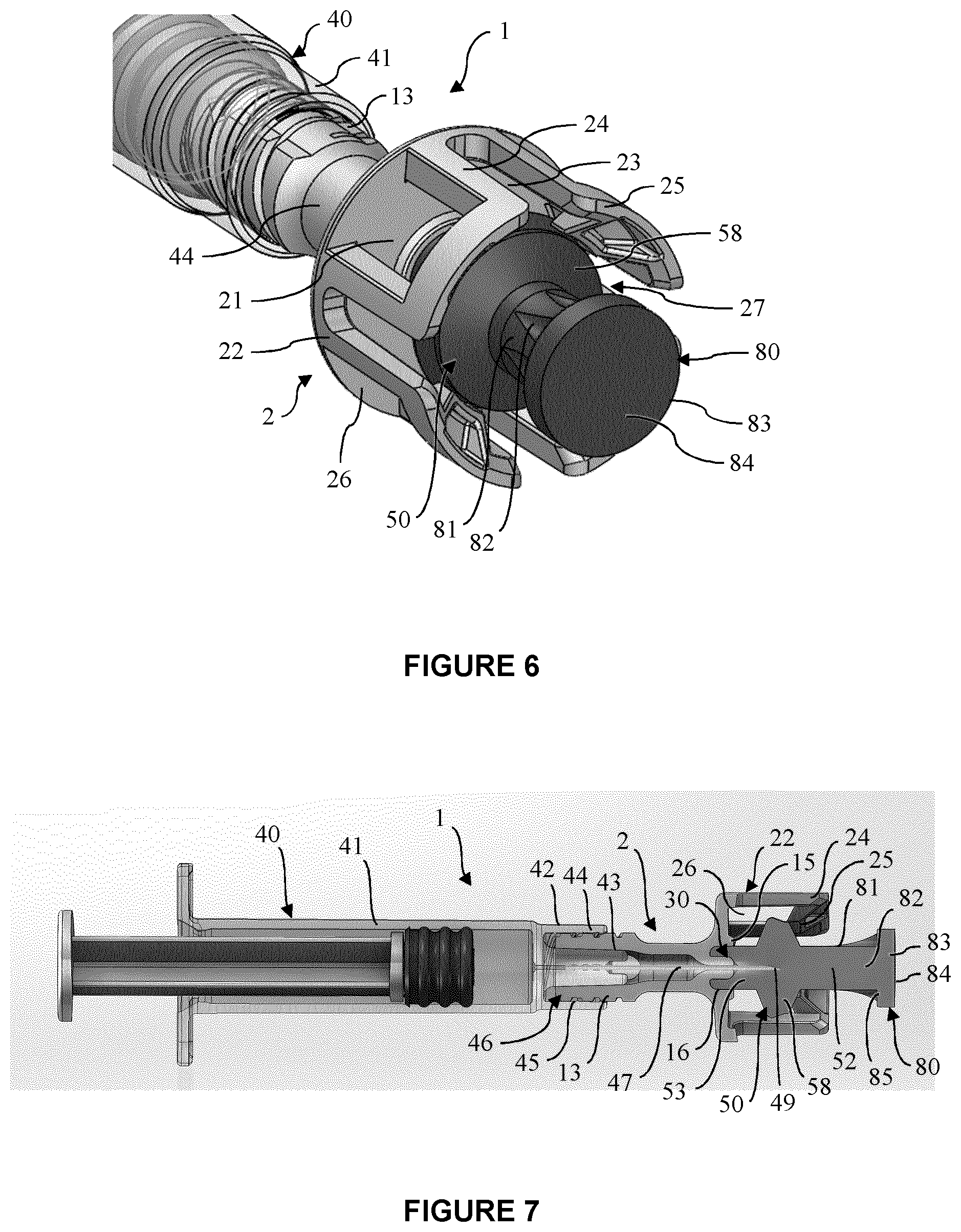 Patent US12551630 Figure 4 – Connector for connecting a medical injection device to a container and assembly comprising said connector and medical injection device
