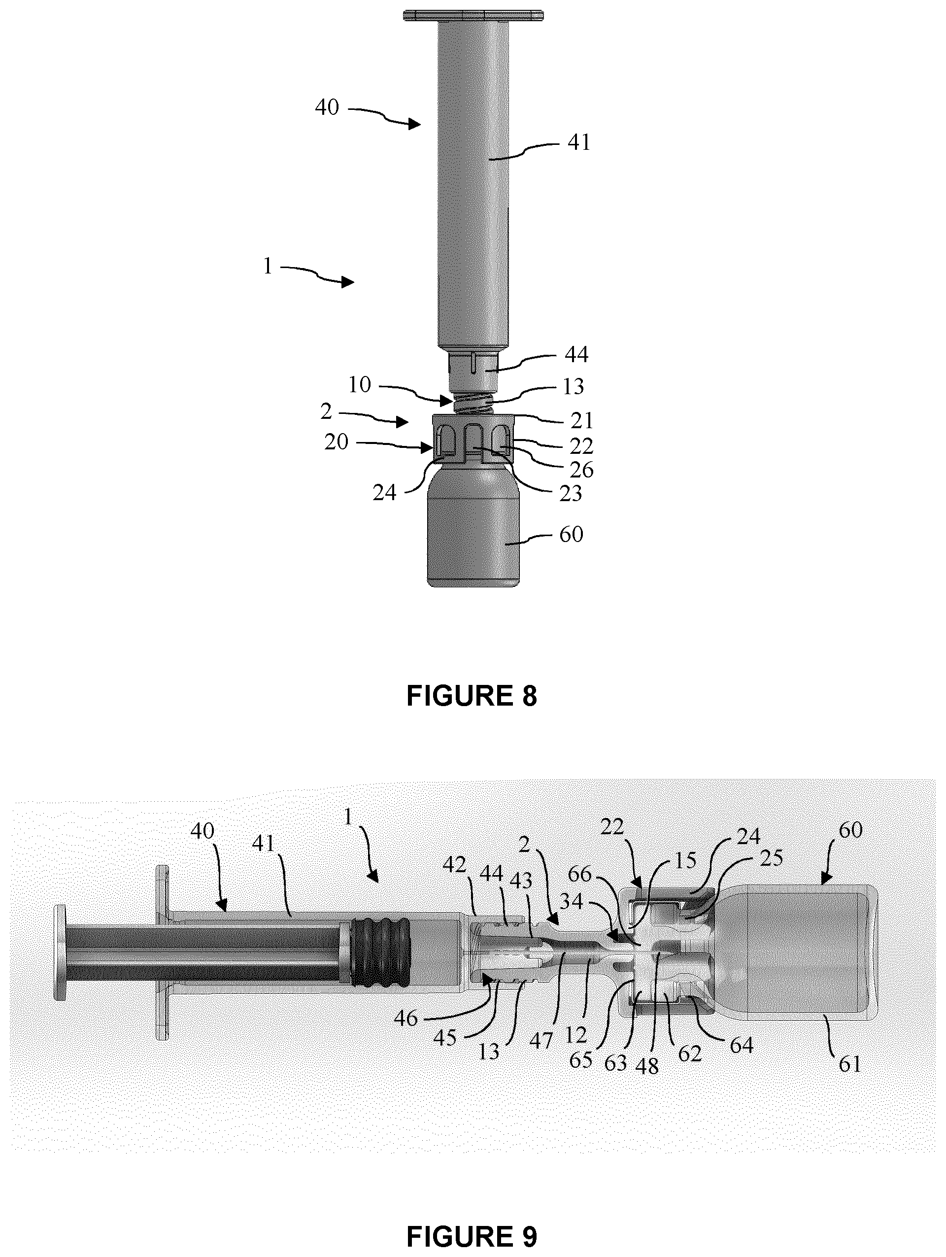 Patent US12551630 Figure 5 – Connector for connecting a medical injection device to a container and assembly comprising said connector and medical injection device