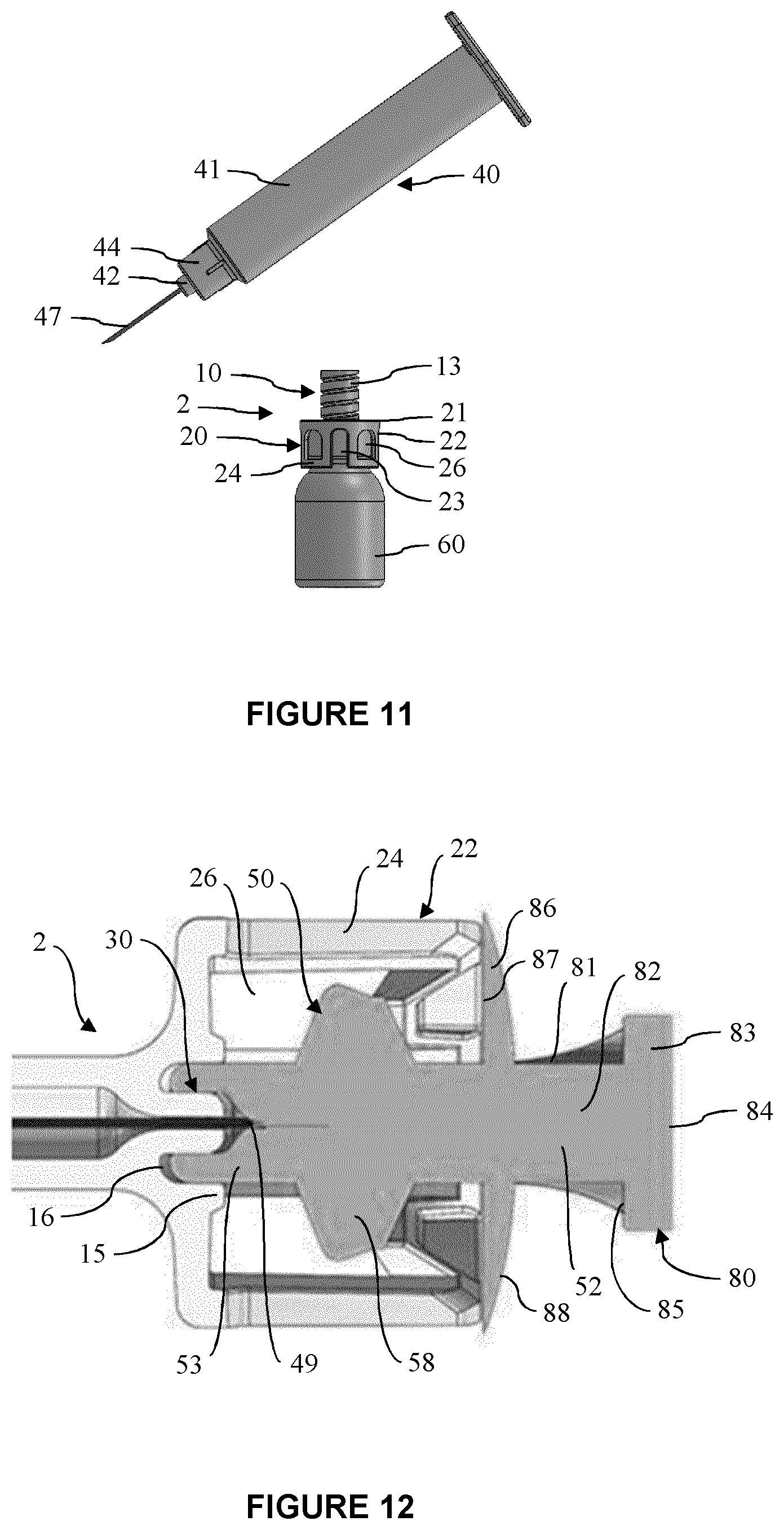 Patent US12551630 Figure 7 – Connector for connecting a medical injection device to a container and assembly comprising said connector and medical injection device