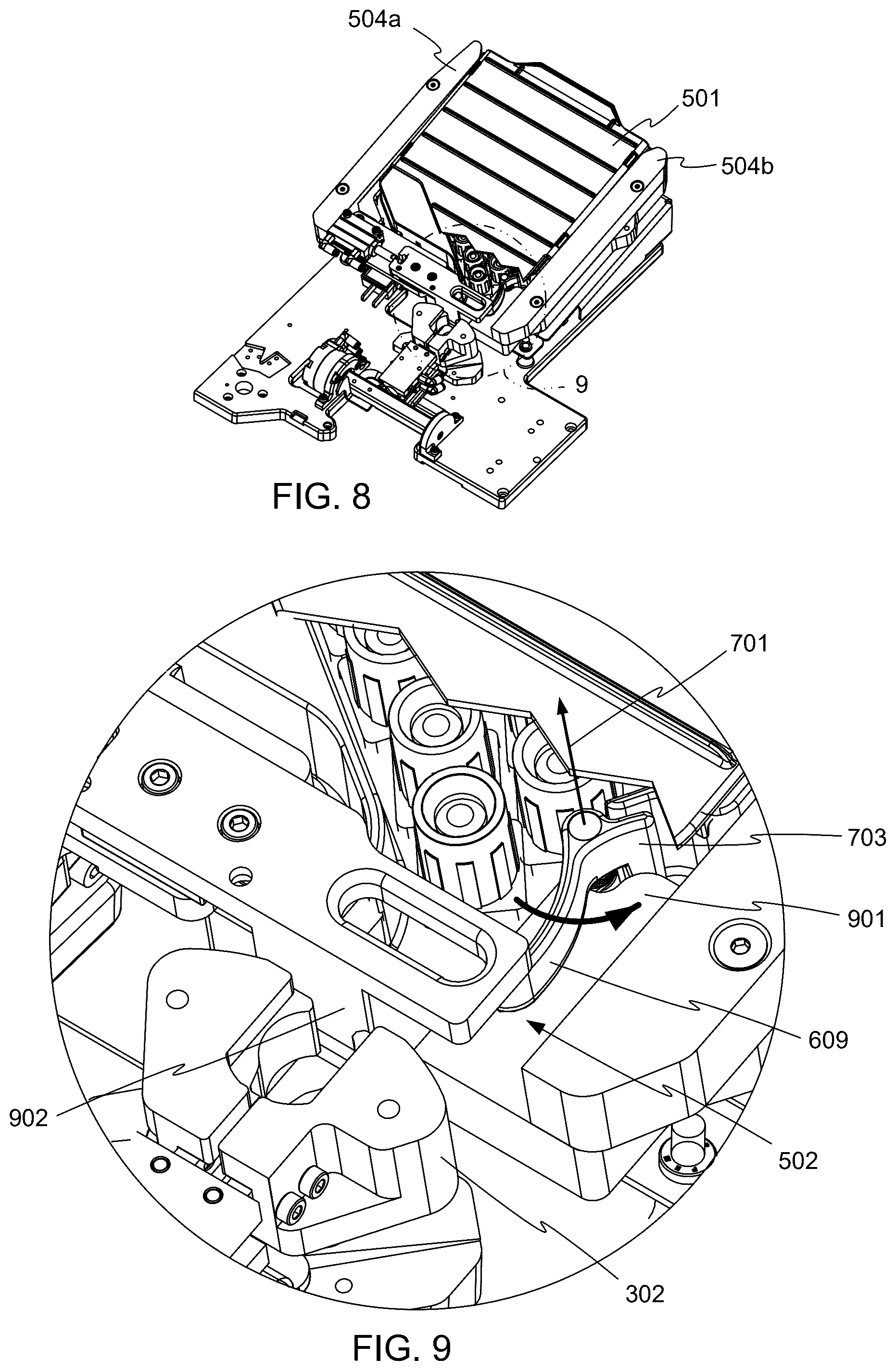 Patent US12551631 Figure 7 – Cartridge loading system for syringe caps