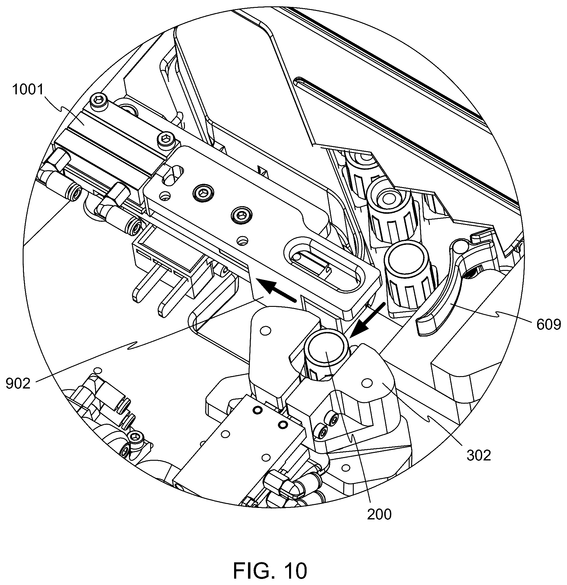 Patent US12551631 Figure 8 – Cartridge loading system for syringe caps