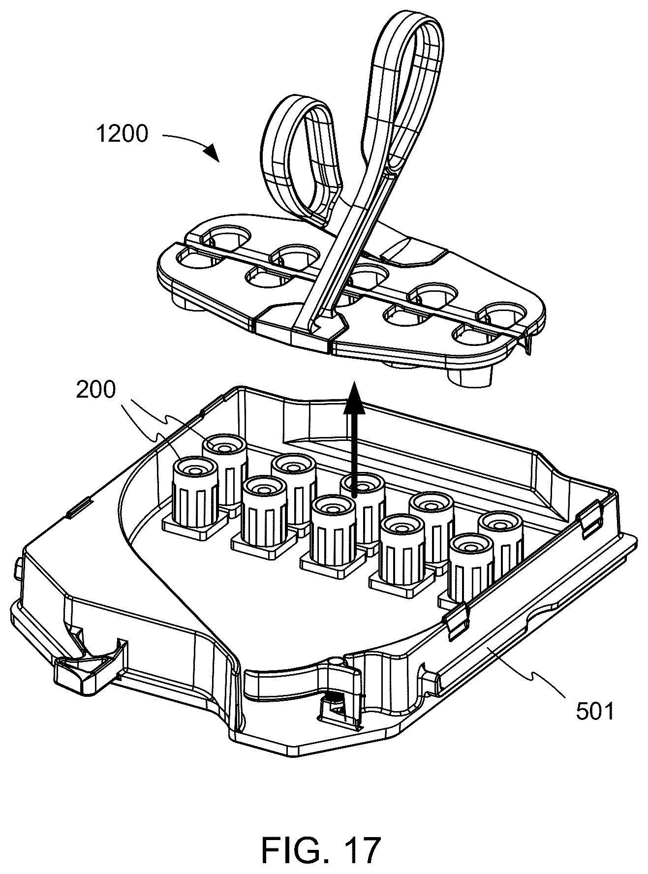 Patent US12551631 Figure 12 – Cartridge loading system for syringe caps