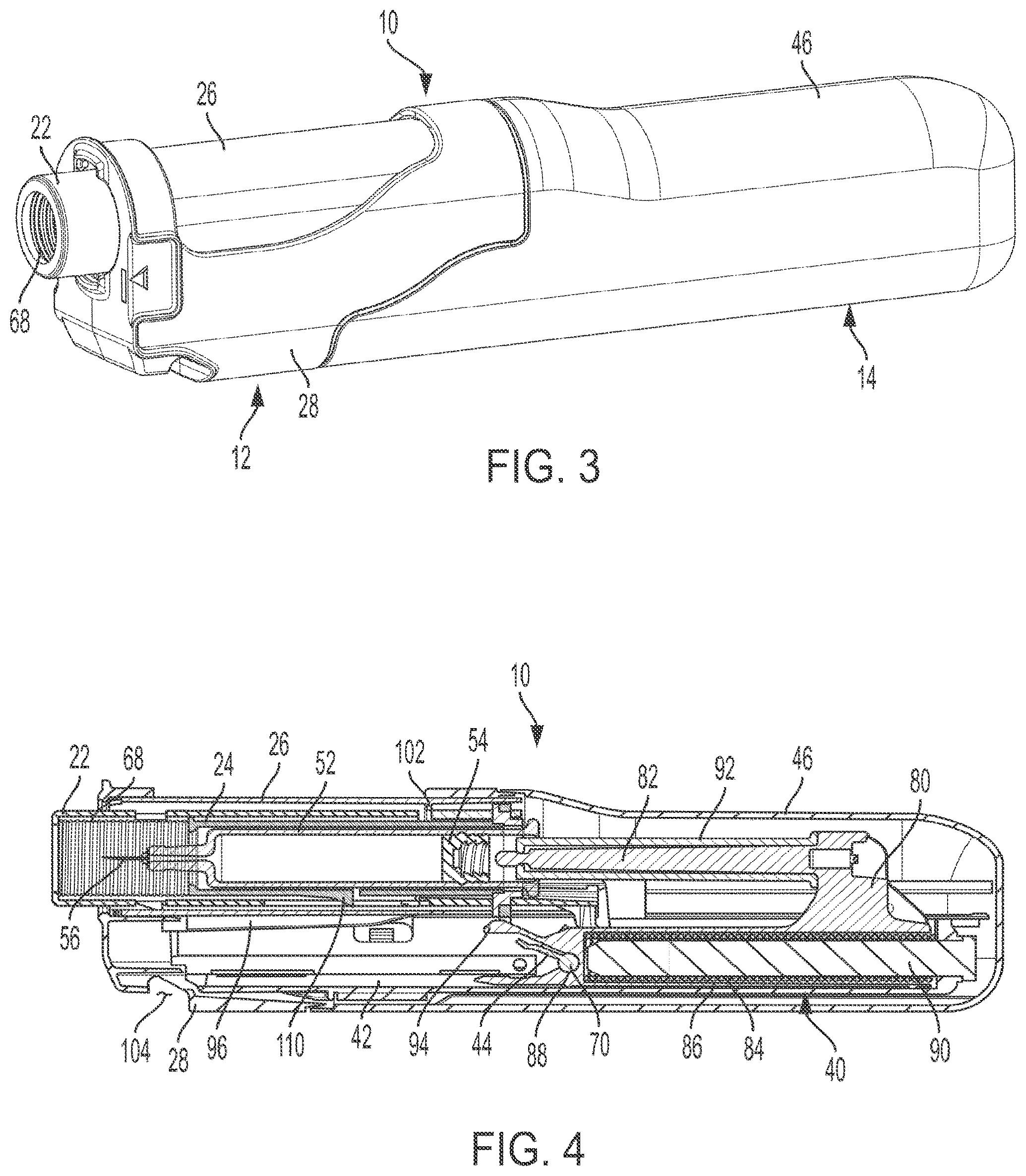 Patent US12551633 Figure 3 – Auto-injector with cap