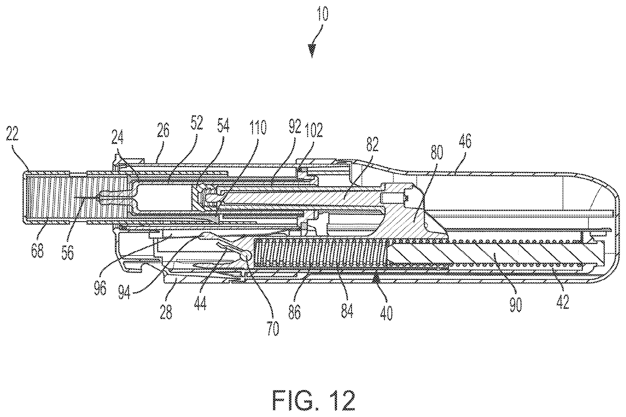 Patent US12551633 Figure 9 – Auto-injector with cap