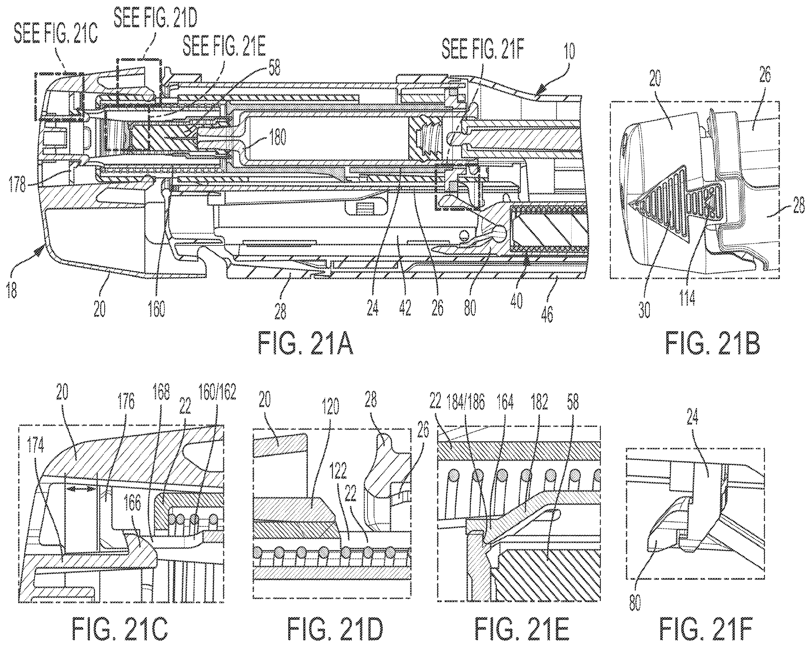 Patent US12551633 Figure 18 – Auto-injector with cap