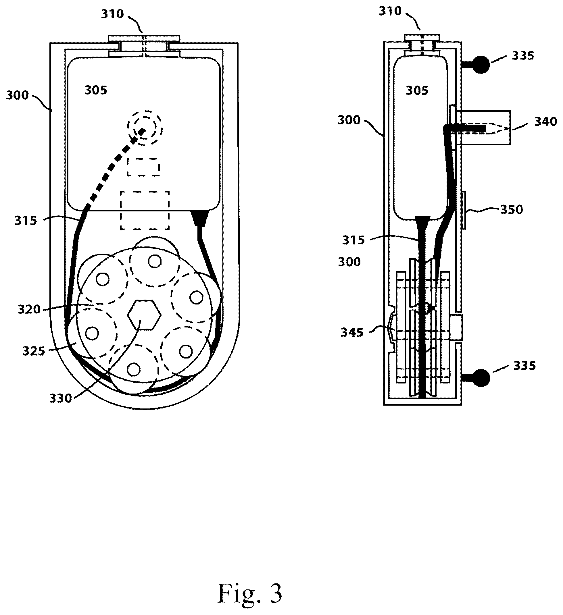 Patent US12551634 Figure 3 – Substance delivery device and methods