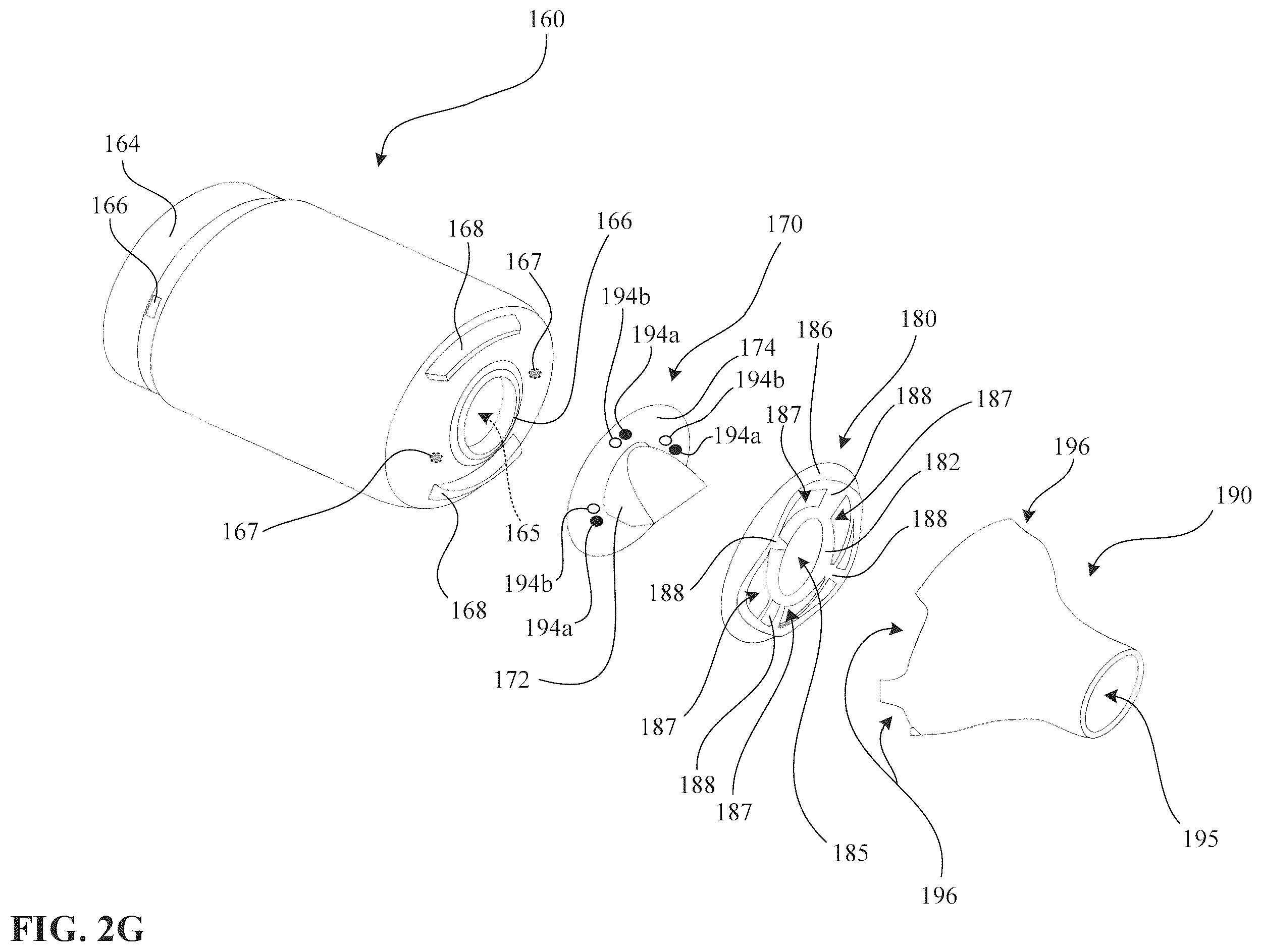 Patent US12551636 Figure 8 – Inhalable medical aerosol dispensing system