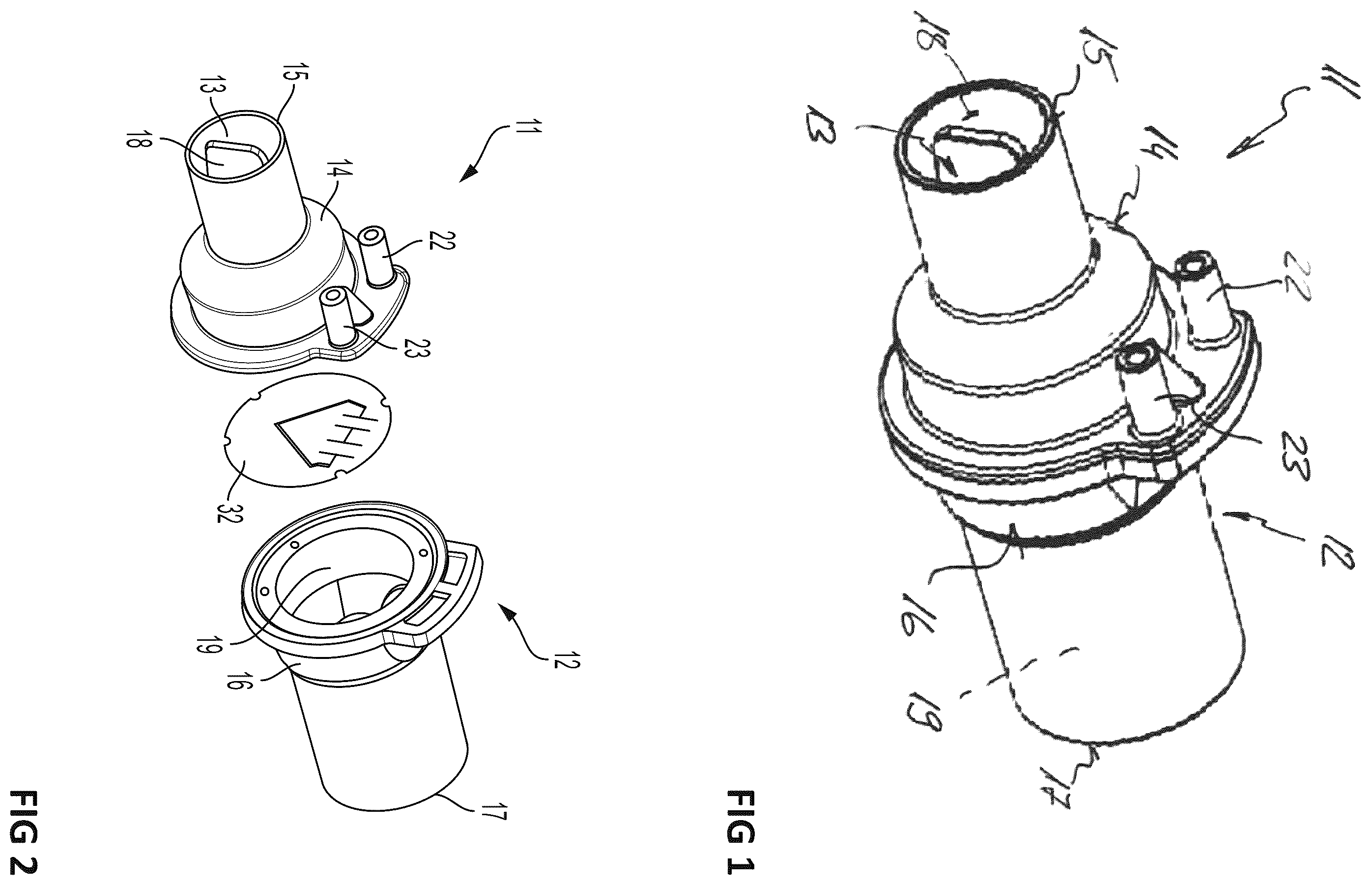 Patent US12551639 Figure 1 – Respiratory flow sensor