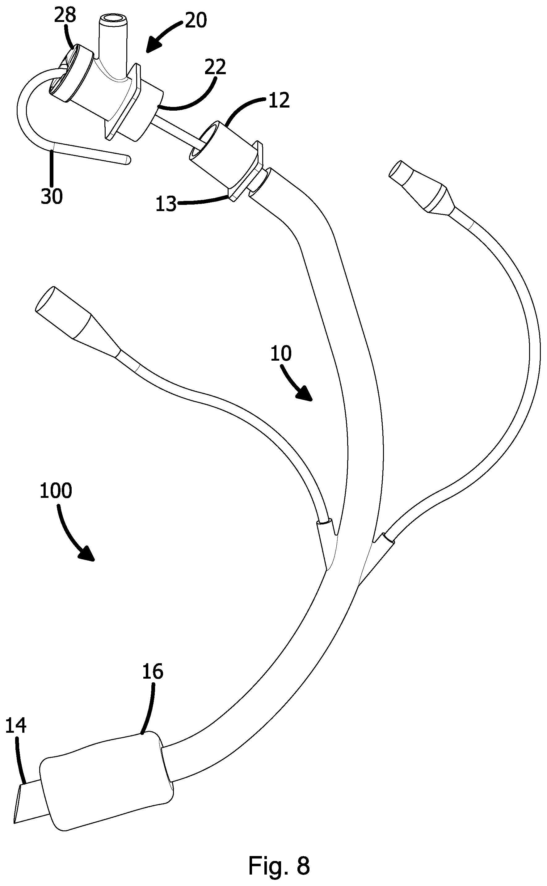 Patent US12551645 Figure 8 – Intubation assembly