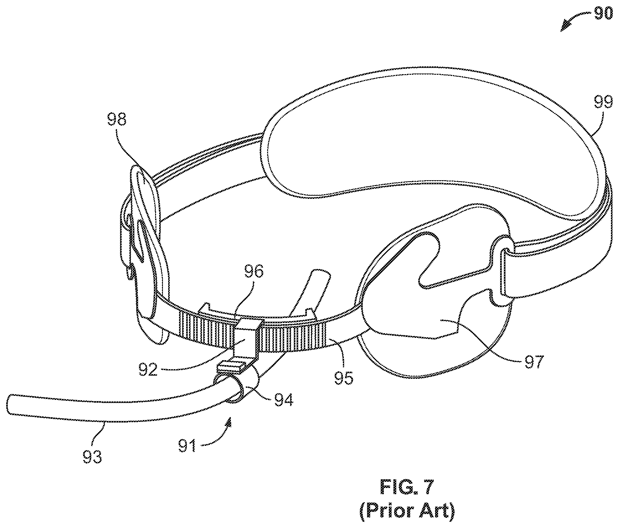 Patent US12551647 Figure 8 – Resting block and adjustable locking mechanism for same